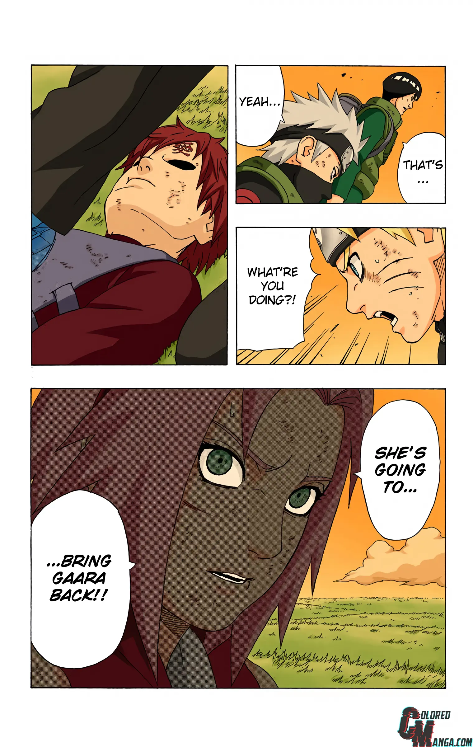 Naruto Colored Manga Online, chapter 278, page 18