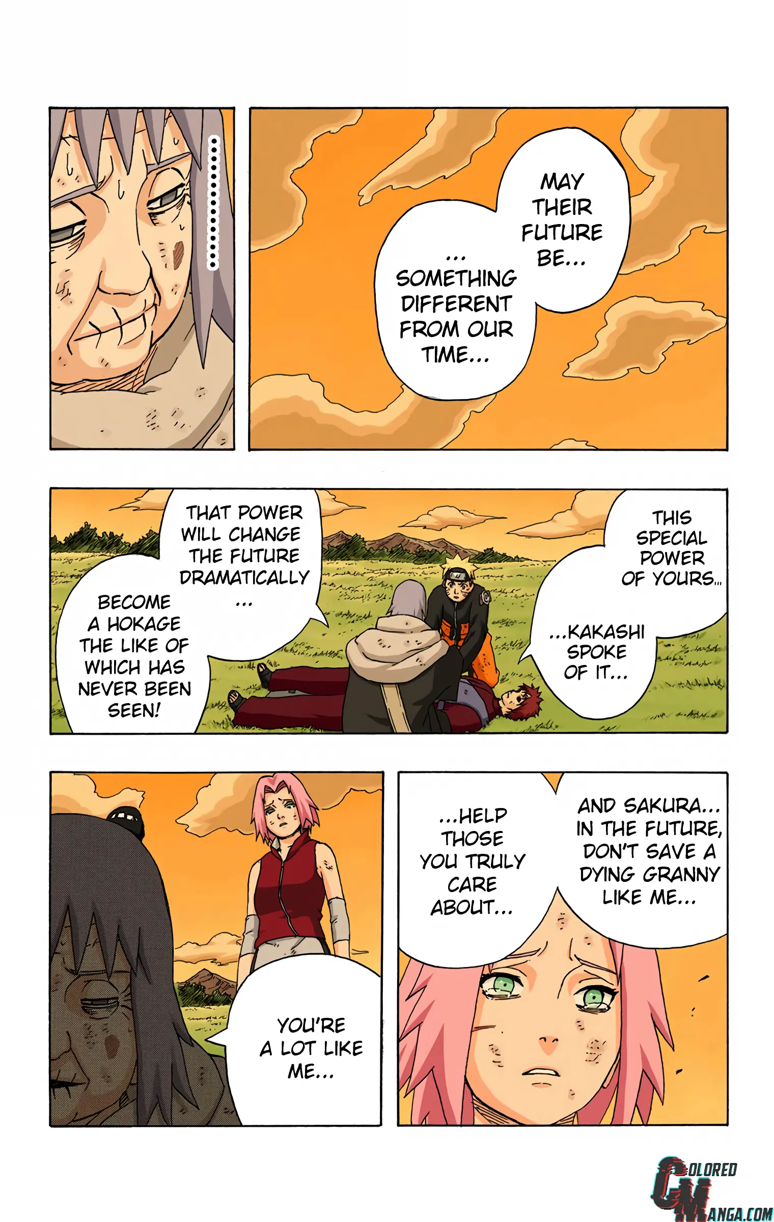 Naruto Colored Manga Online, chapter 279, page 9
