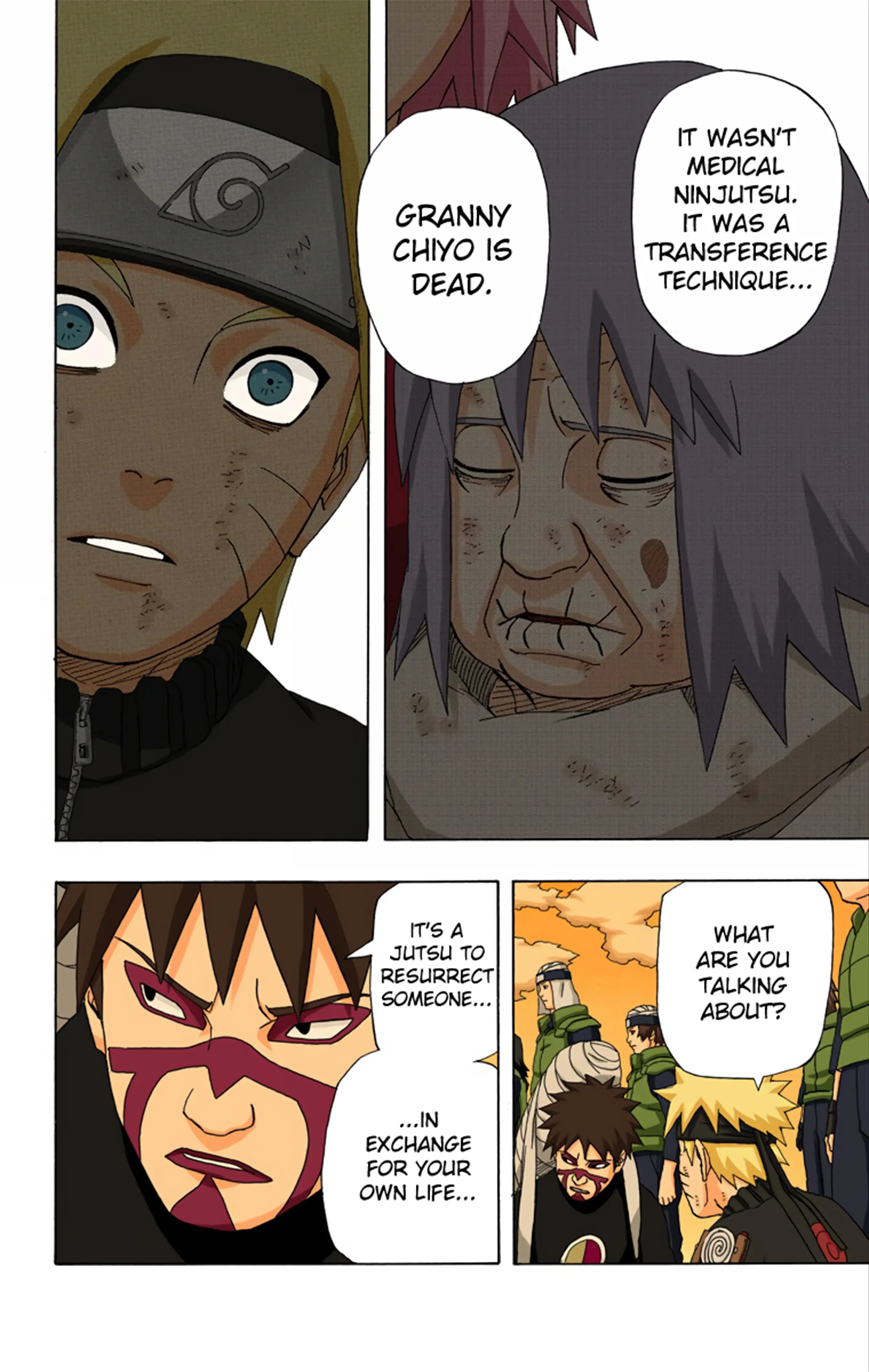 Naruto Colored Manga Online, chapter 280, page 8
