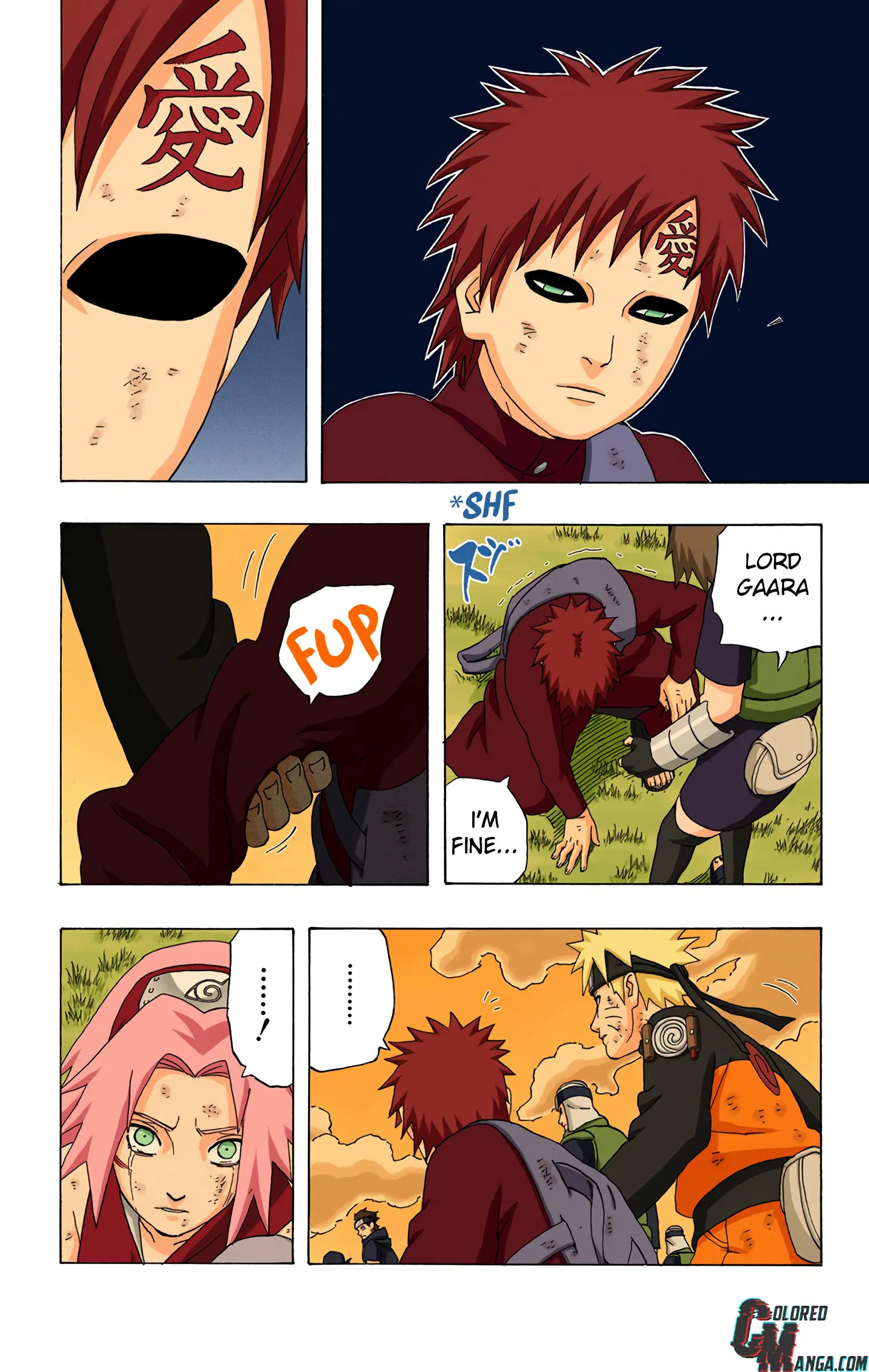 Naruto Colored Manga Online, chapter 280, page 14