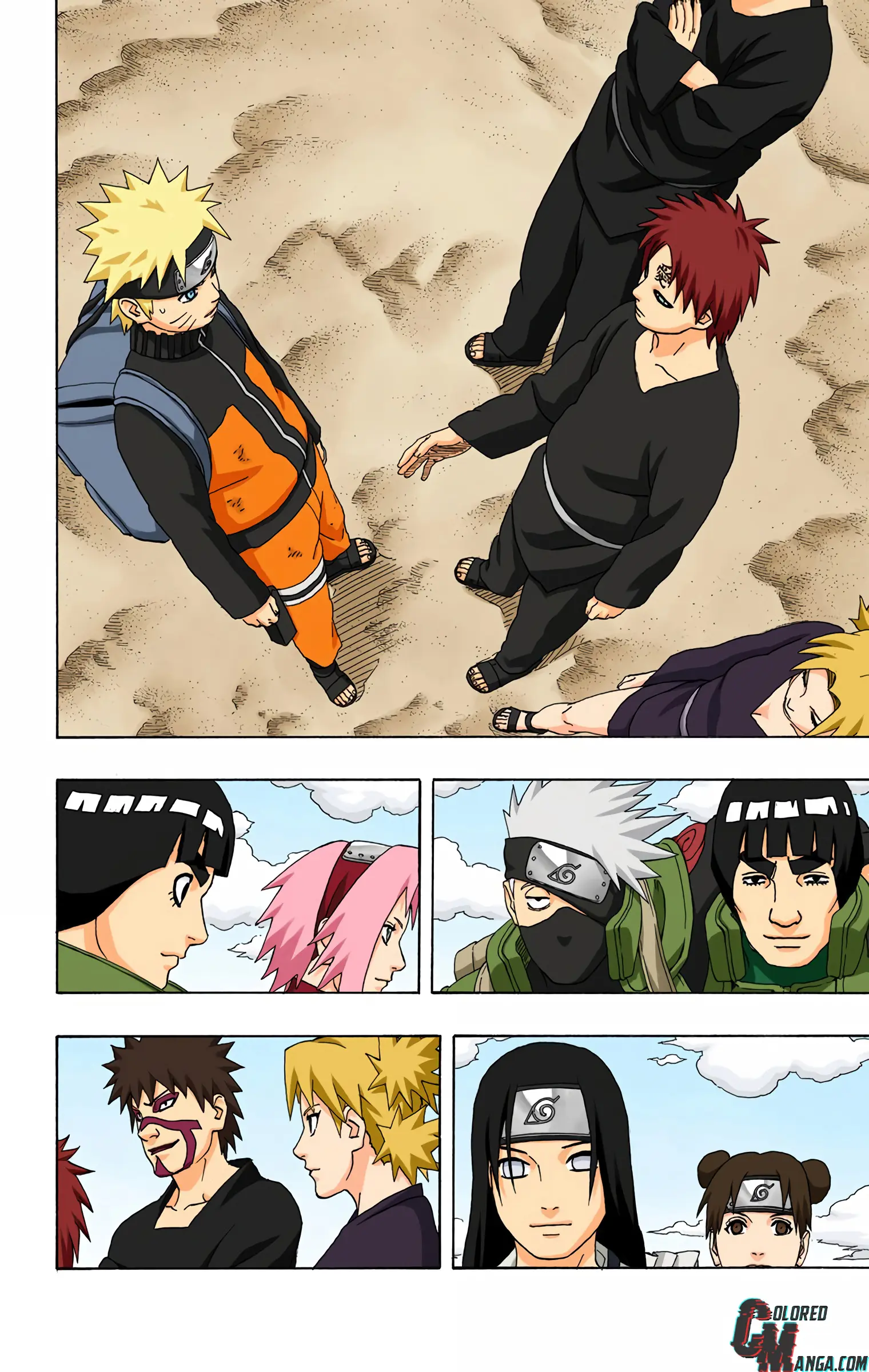 Naruto Colored Manga Online, chapter 281, page 14