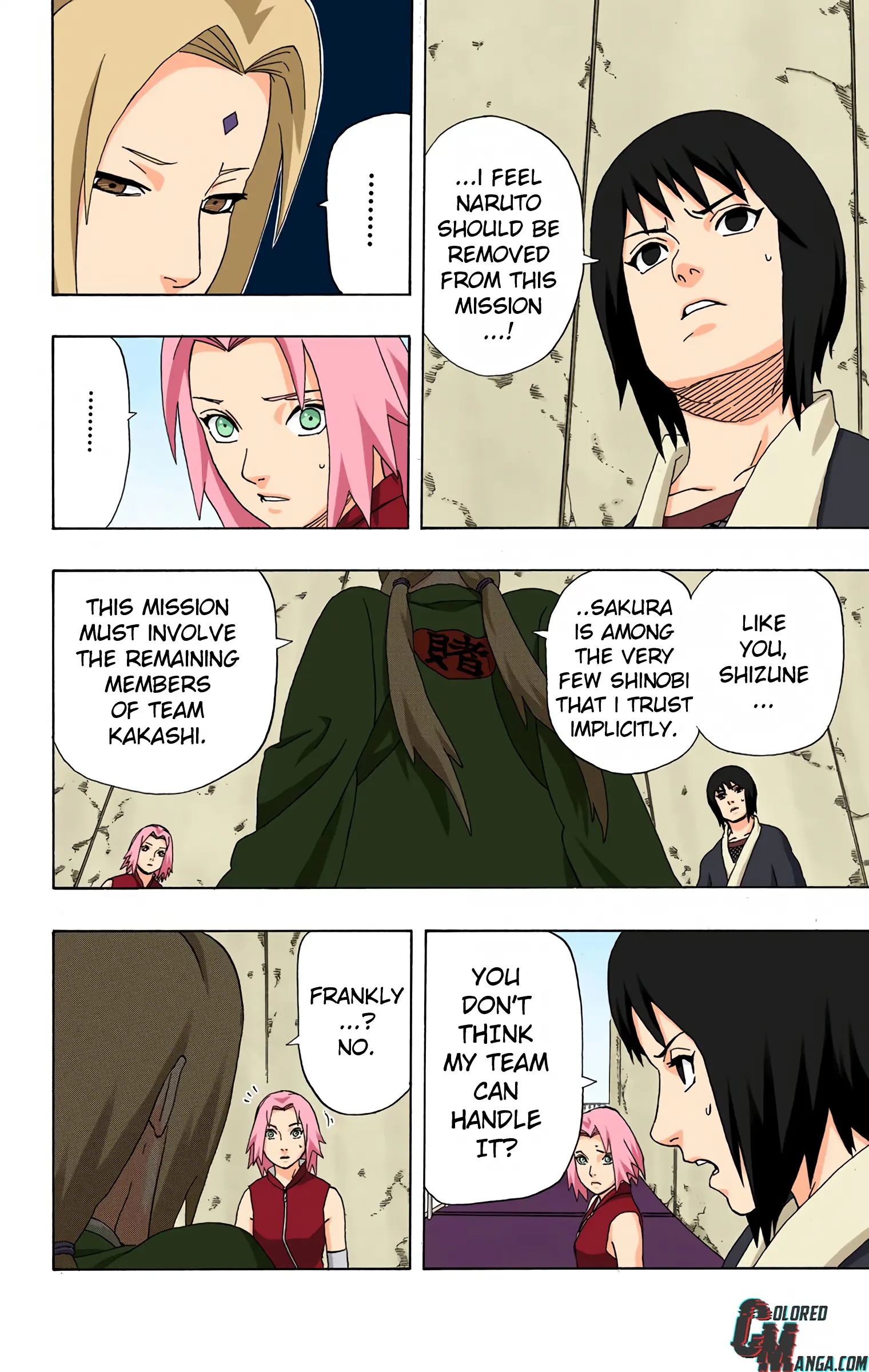 Naruto Colored Manga Online, chapter 282, page 4