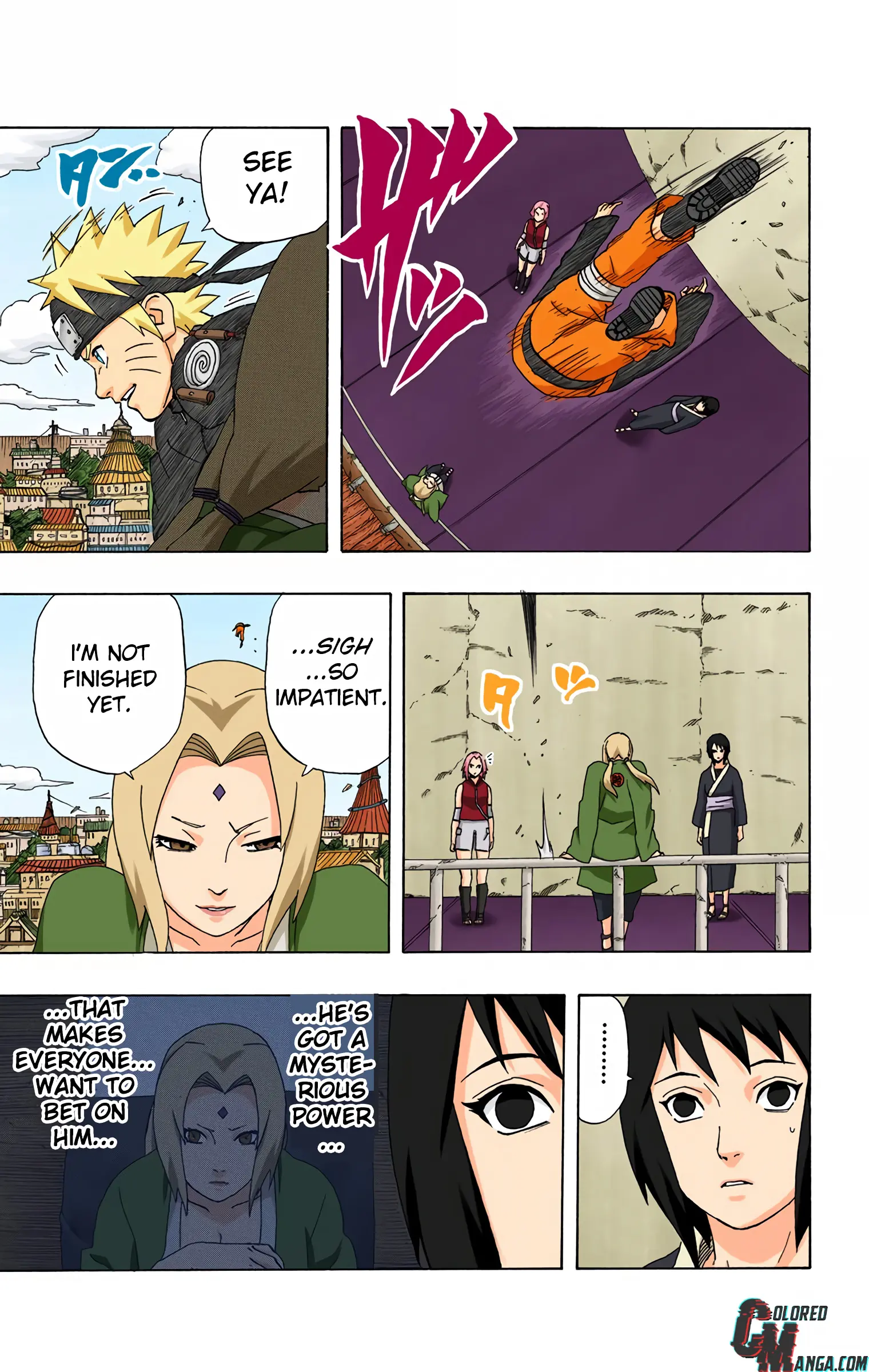 Naruto Colored Manga Online, chapter 282, page 7