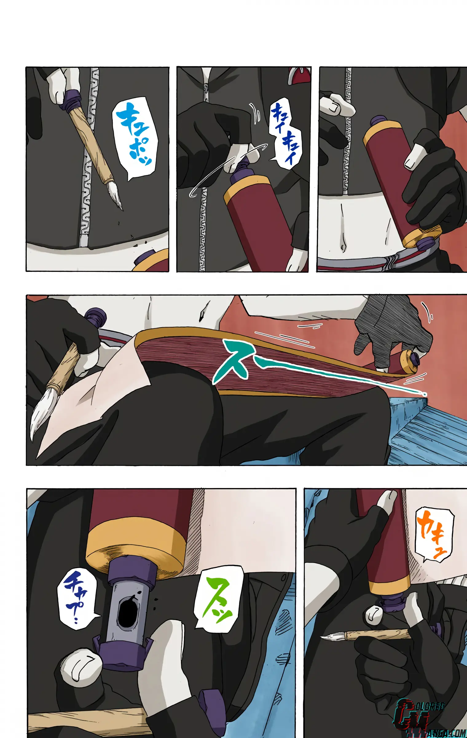 Naruto Colored Manga Online, chapter 283, page 6
