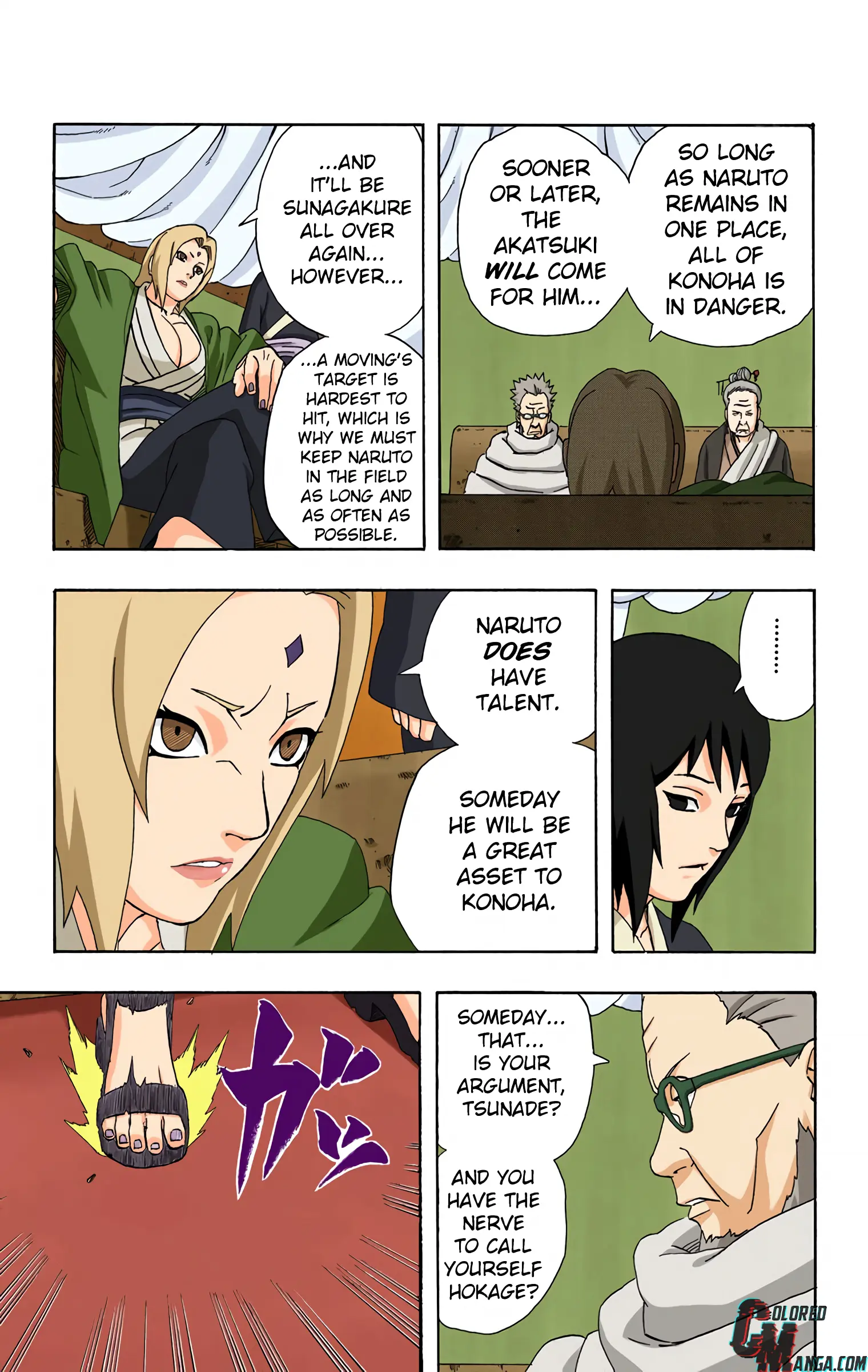 Naruto Colored Manga Online, chapter 284, page 3