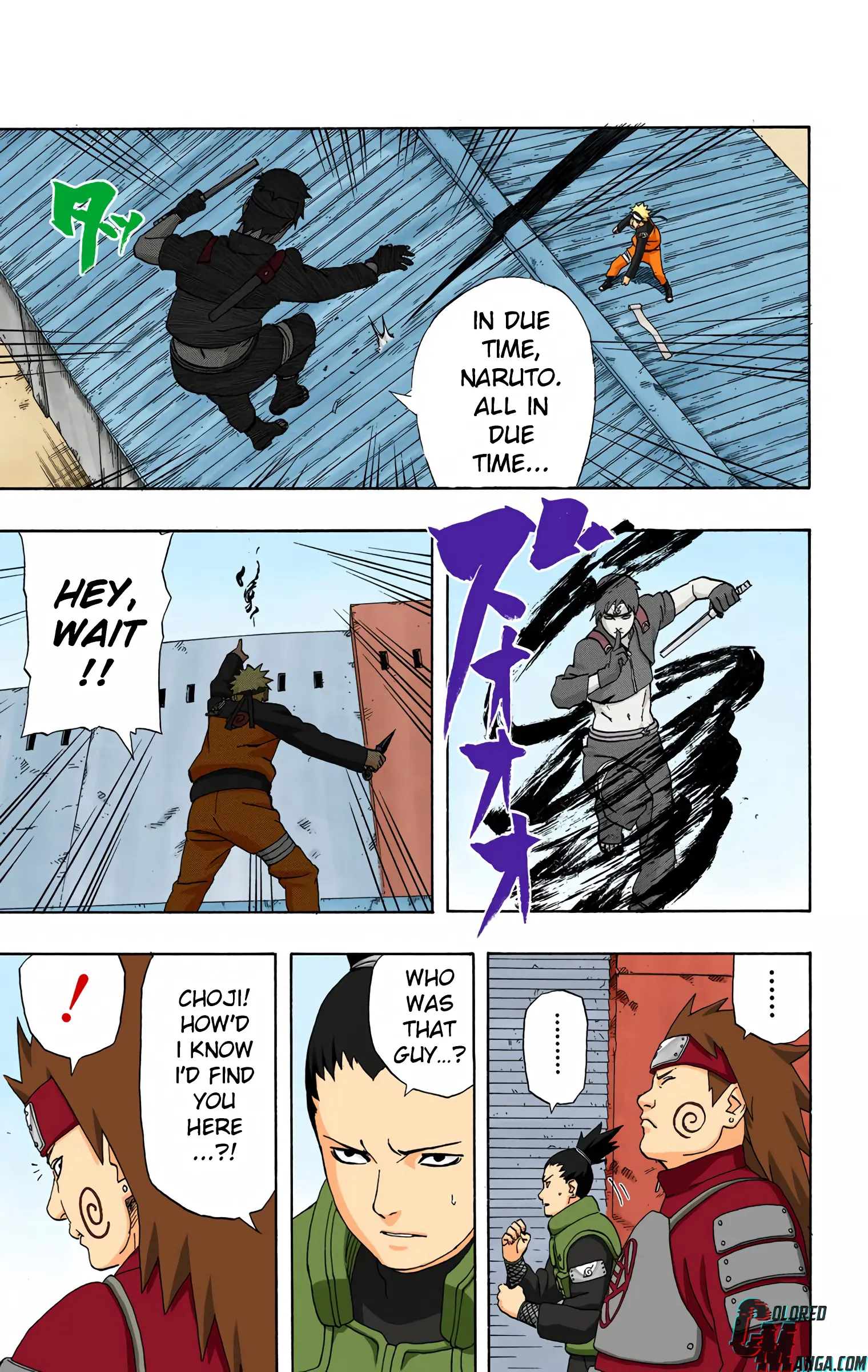 Naruto Colored Manga Online, chapter 284, page 11