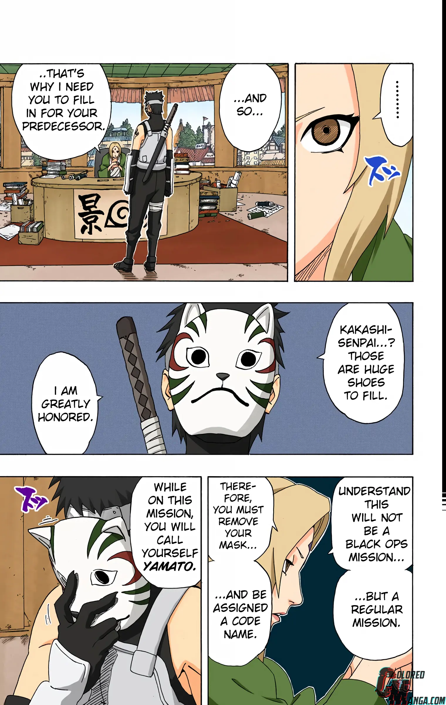 Naruto Colored Manga Online, chapter 284, page 15