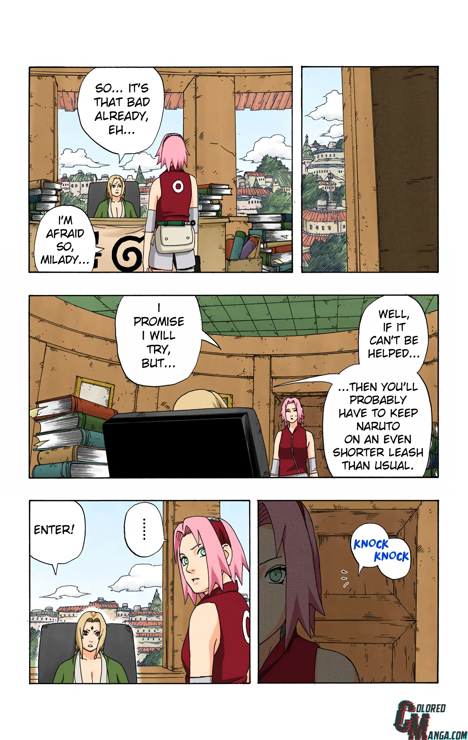Naruto Colored Manga Online, chapter 285, page 13