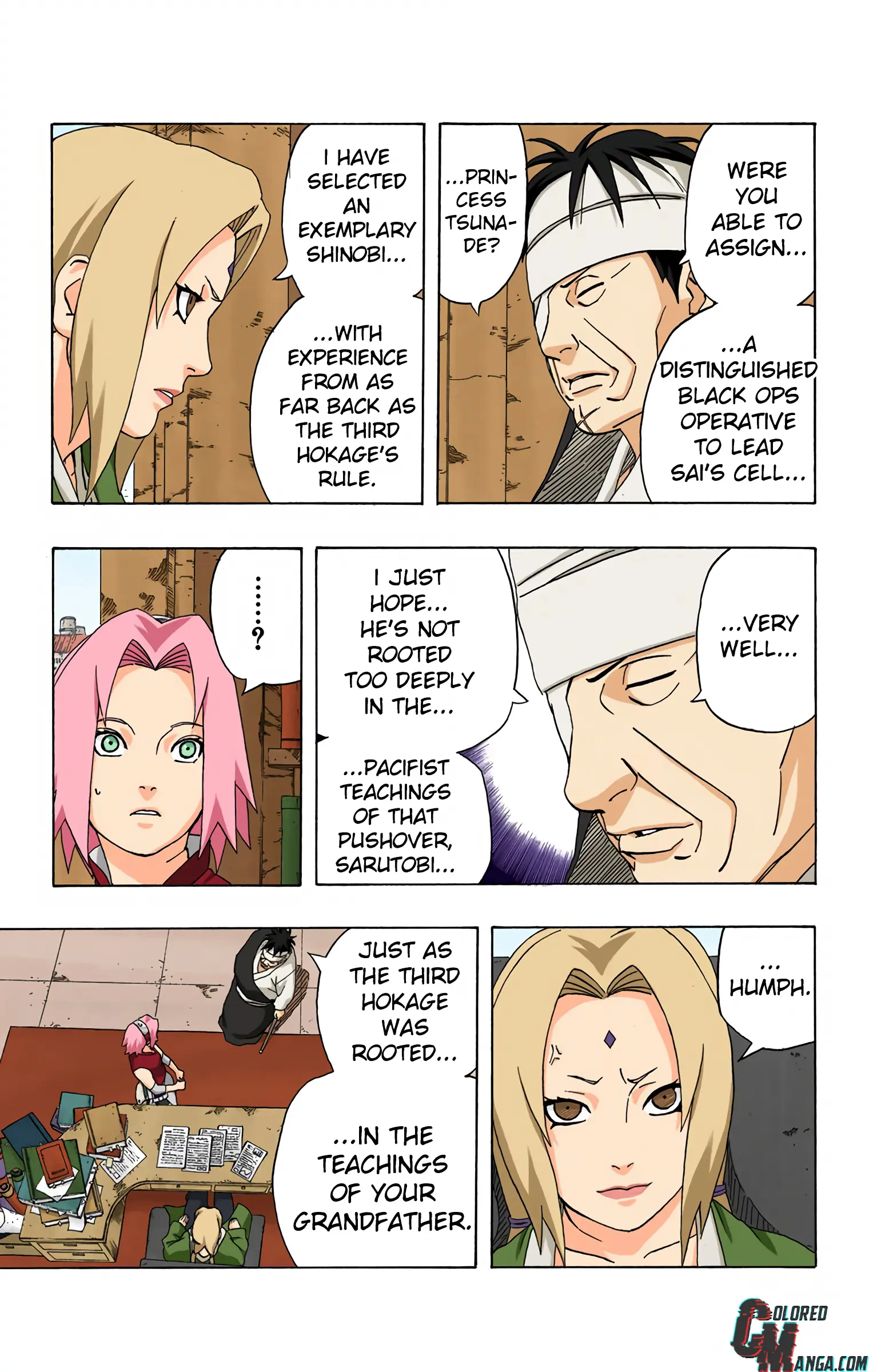 Naruto Colored Manga Online, chapter 285, page 15