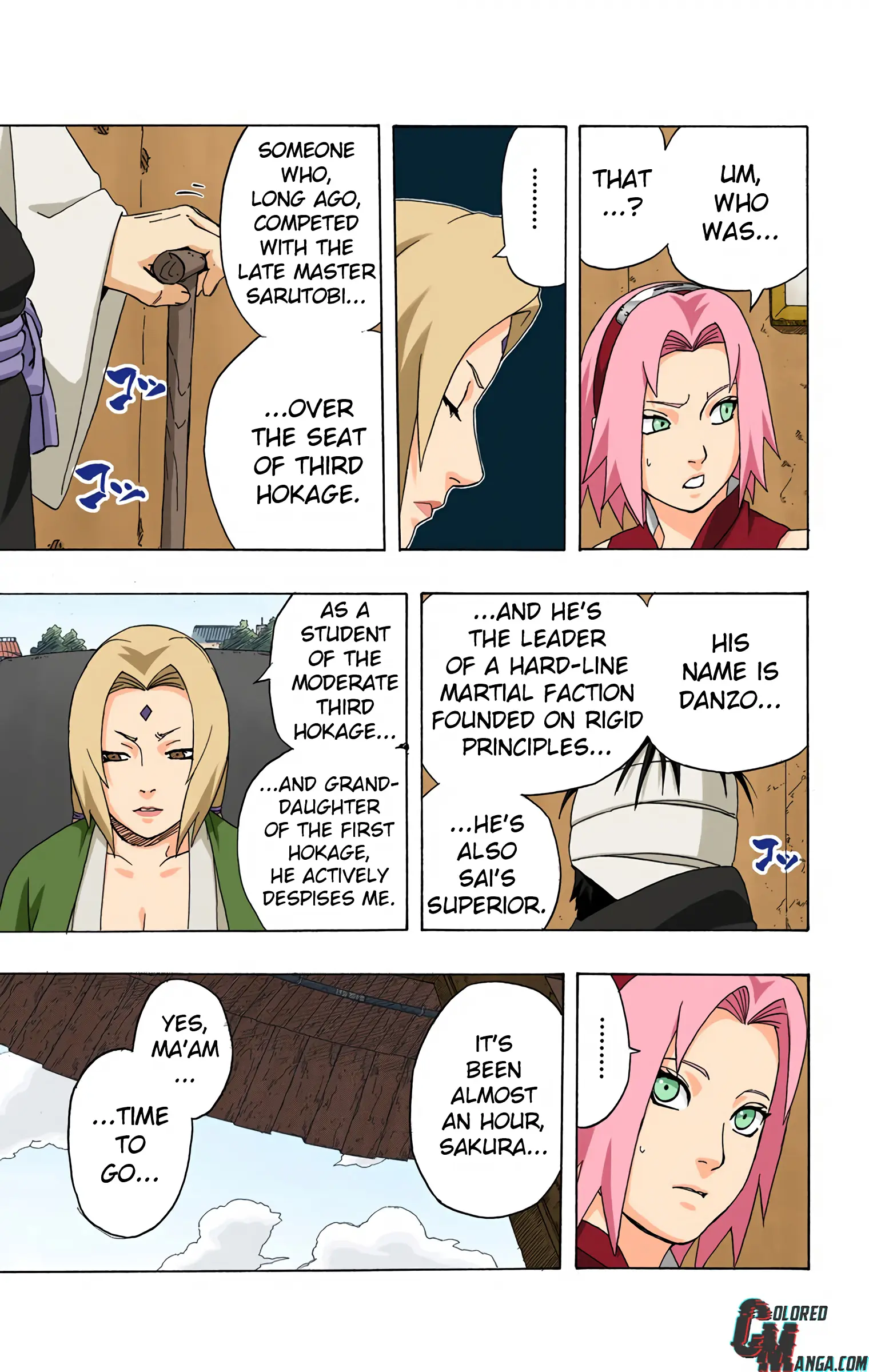 Naruto Colored Manga Online, chapter 285, page 17