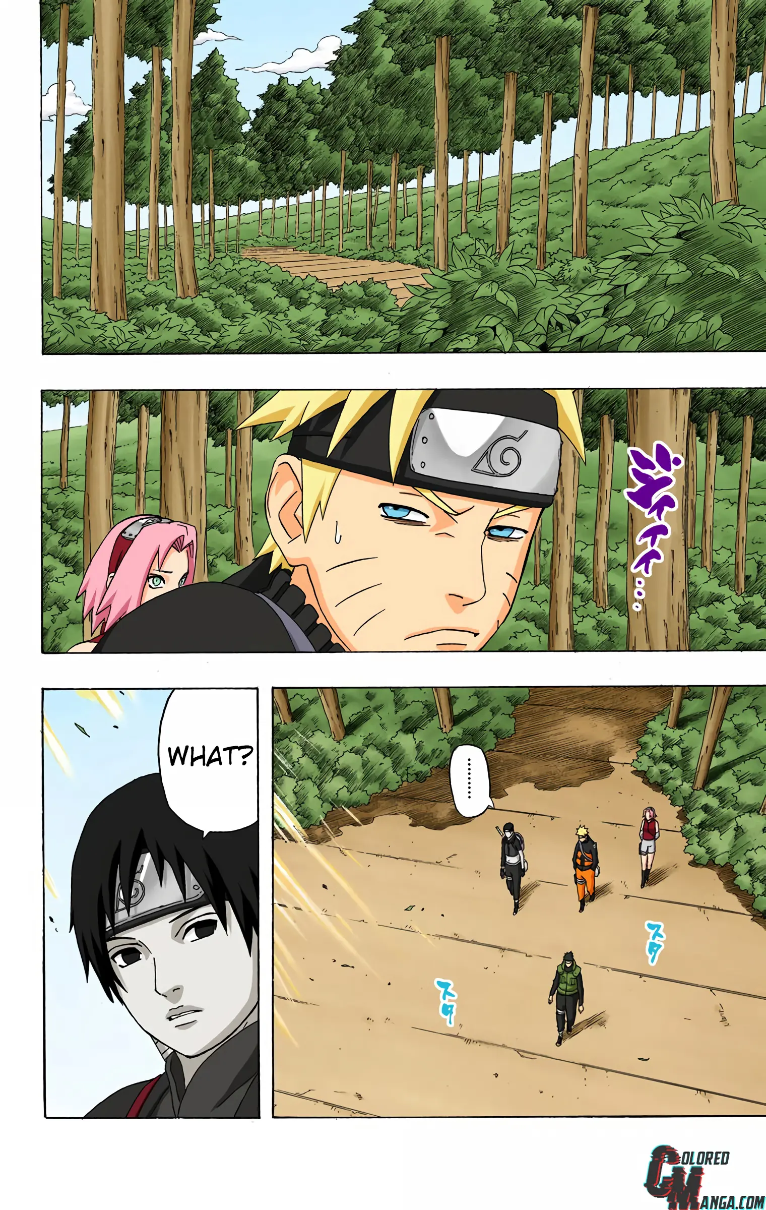 Naruto Colored Manga Online, chapter 286, page 2
