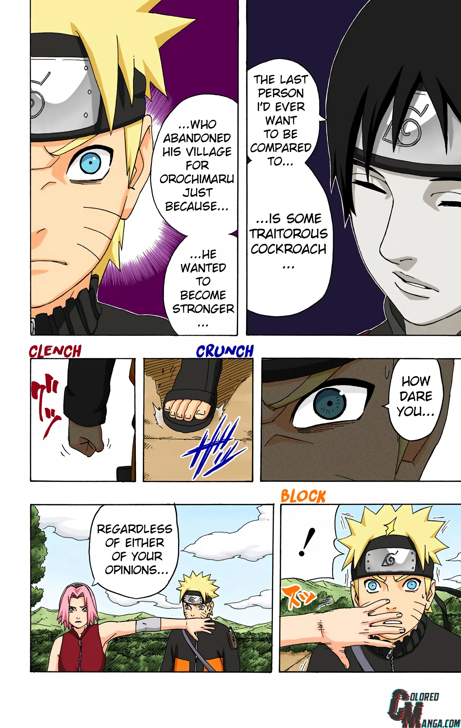 Naruto Colored Manga Online, chapter 286, page 6