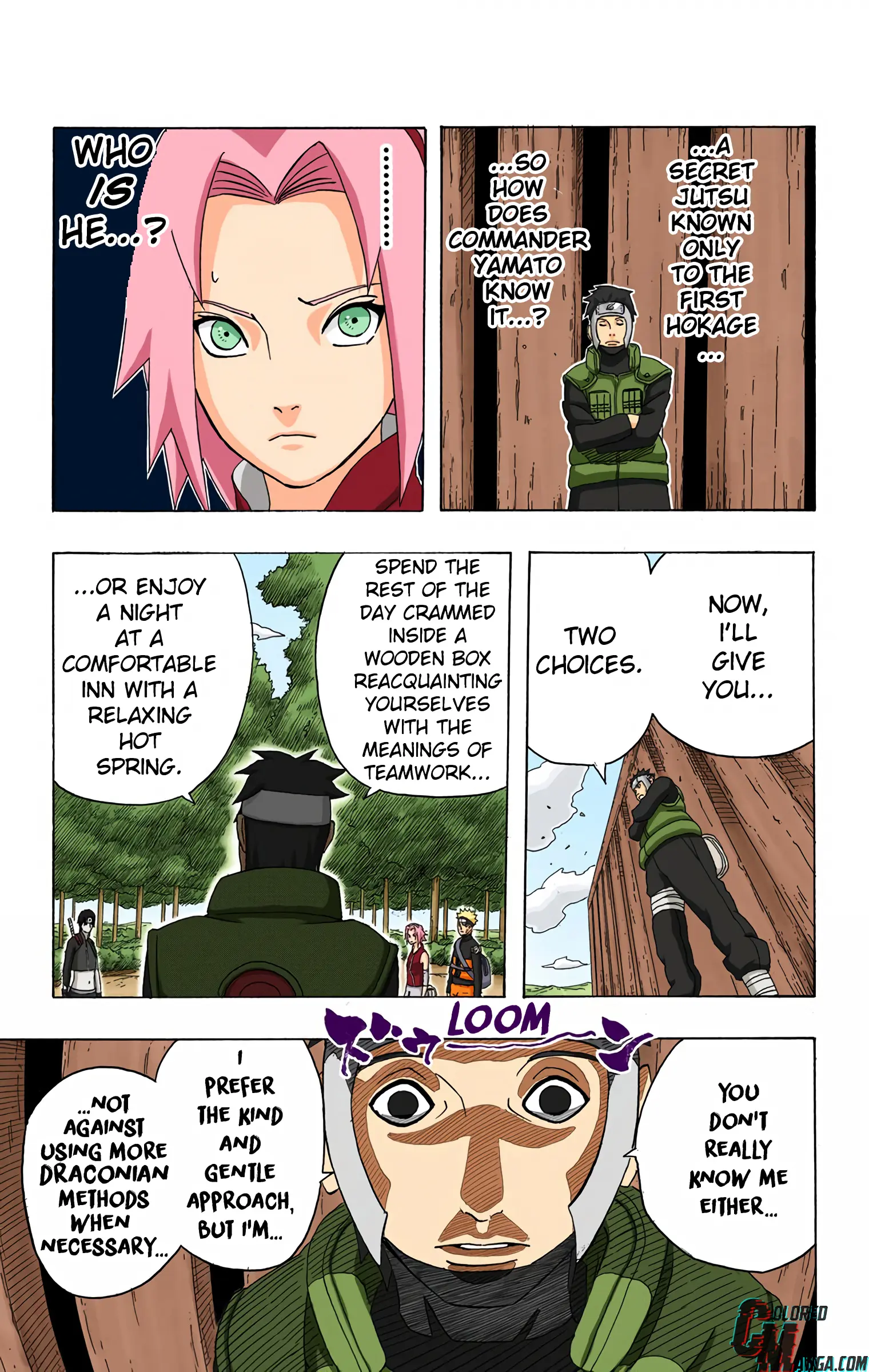 Naruto Colored Manga Online, chapter 286, page 13
