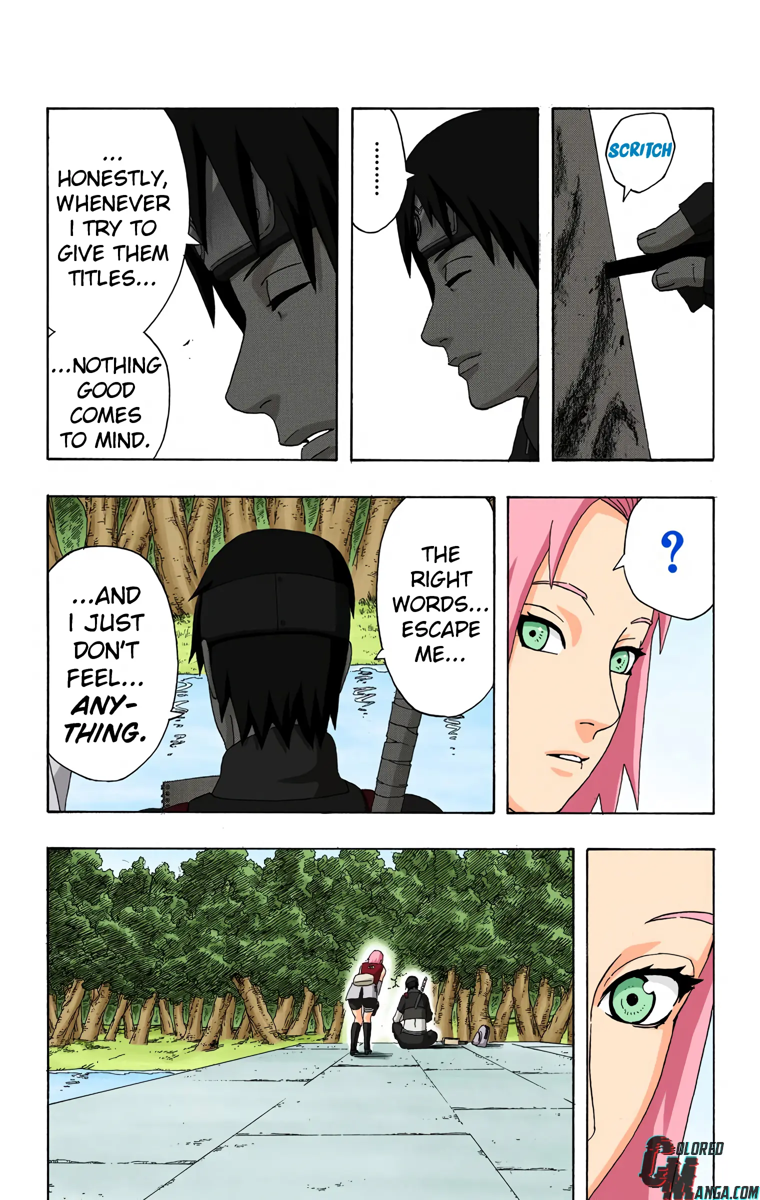 Naruto Colored Manga Online, chapter 287, page 7
