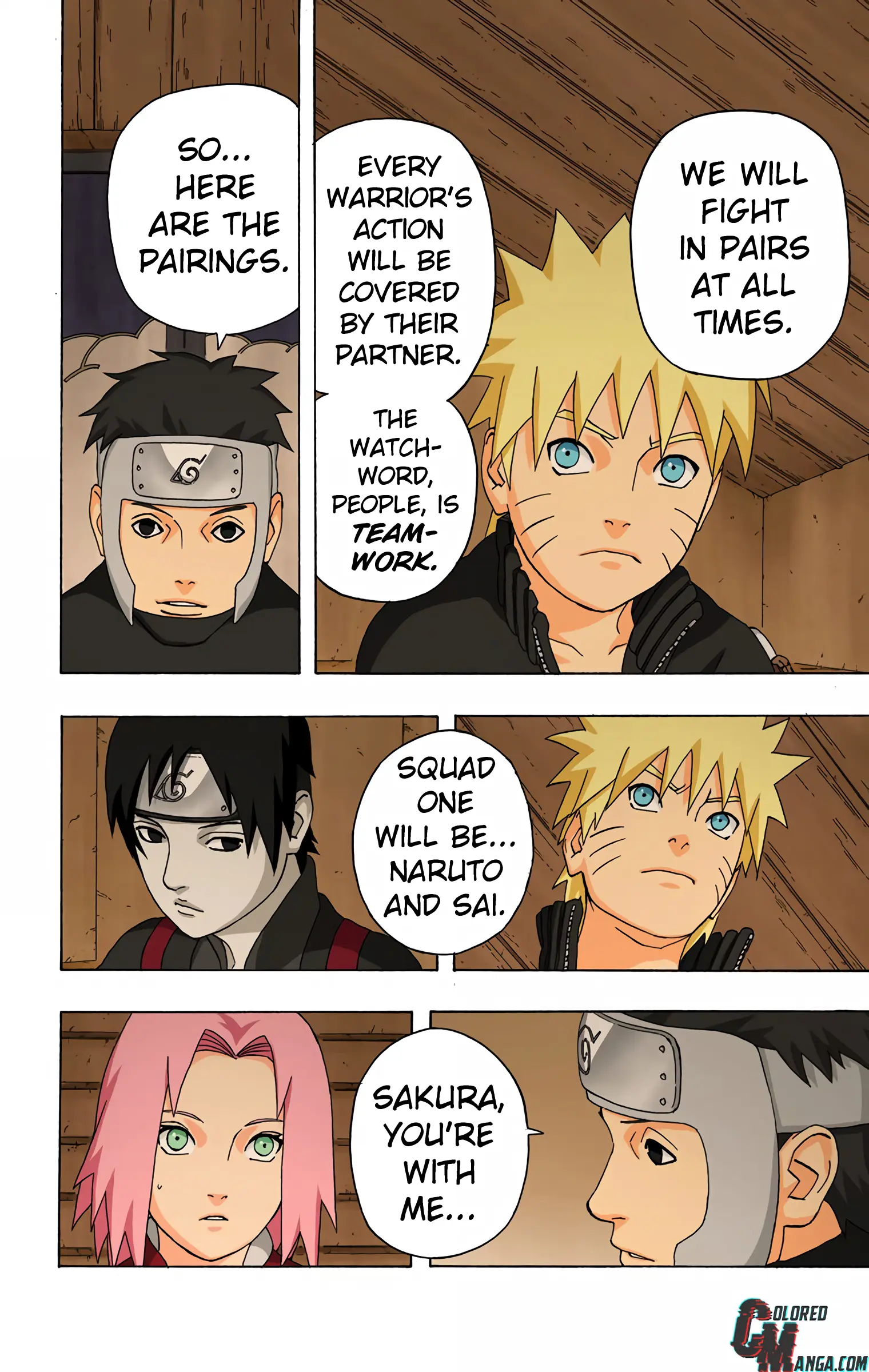 Naruto Colored Manga Online, chapter 288, page 4