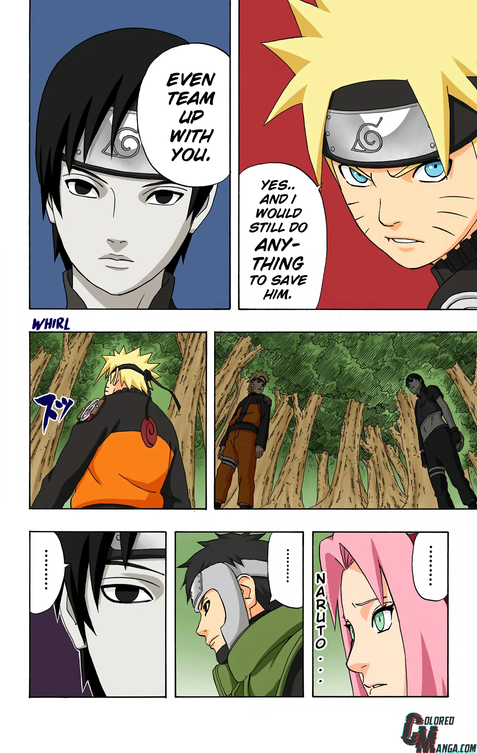 Naruto Colored Manga Online, chapter 288, page 16