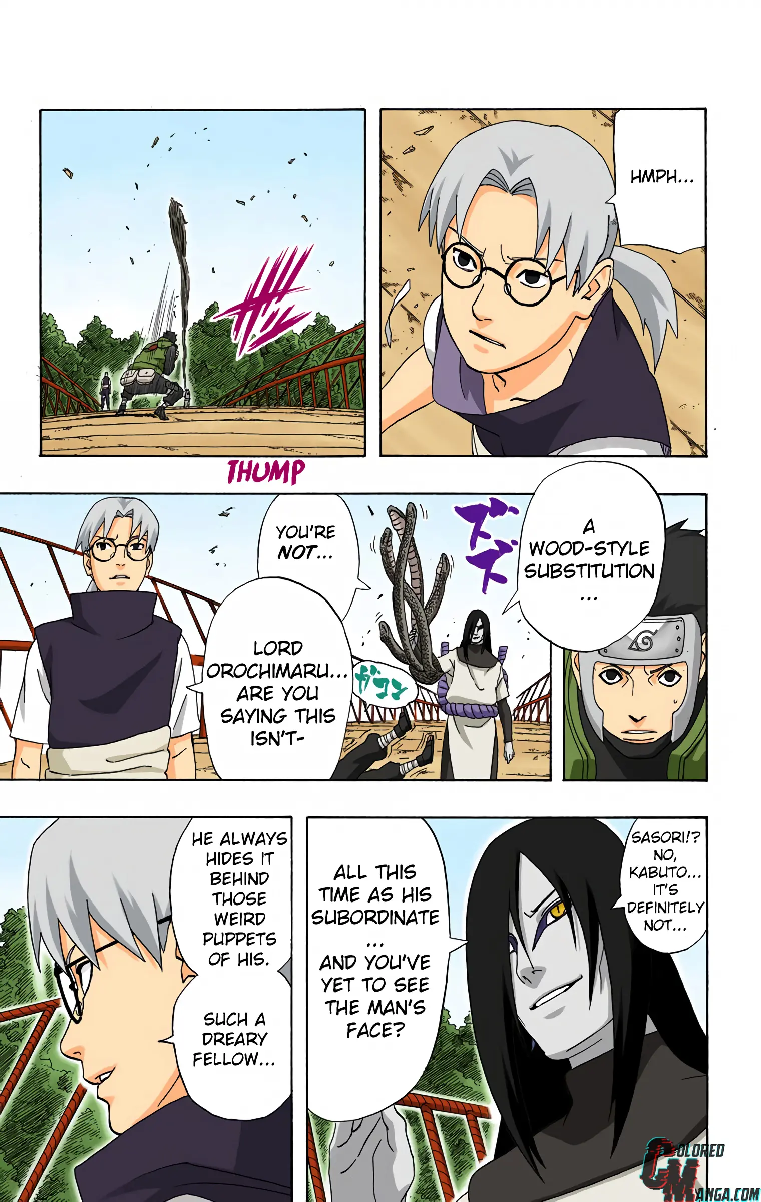 Naruto Colored Manga Online, chapter 290, page 19