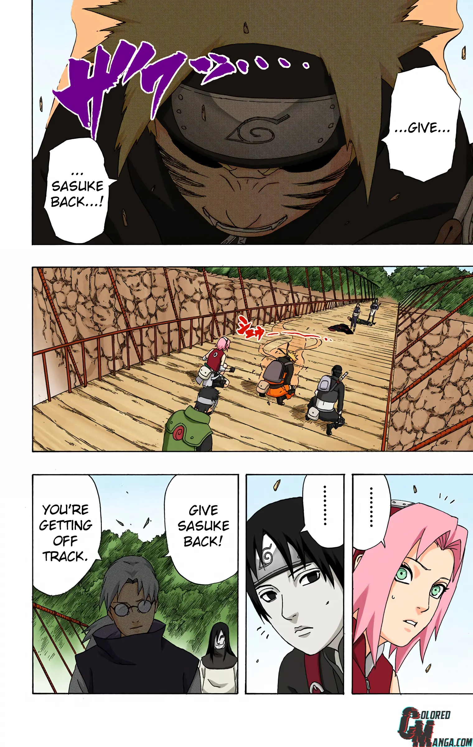Naruto Colored Manga Online, chapter 291, page 2