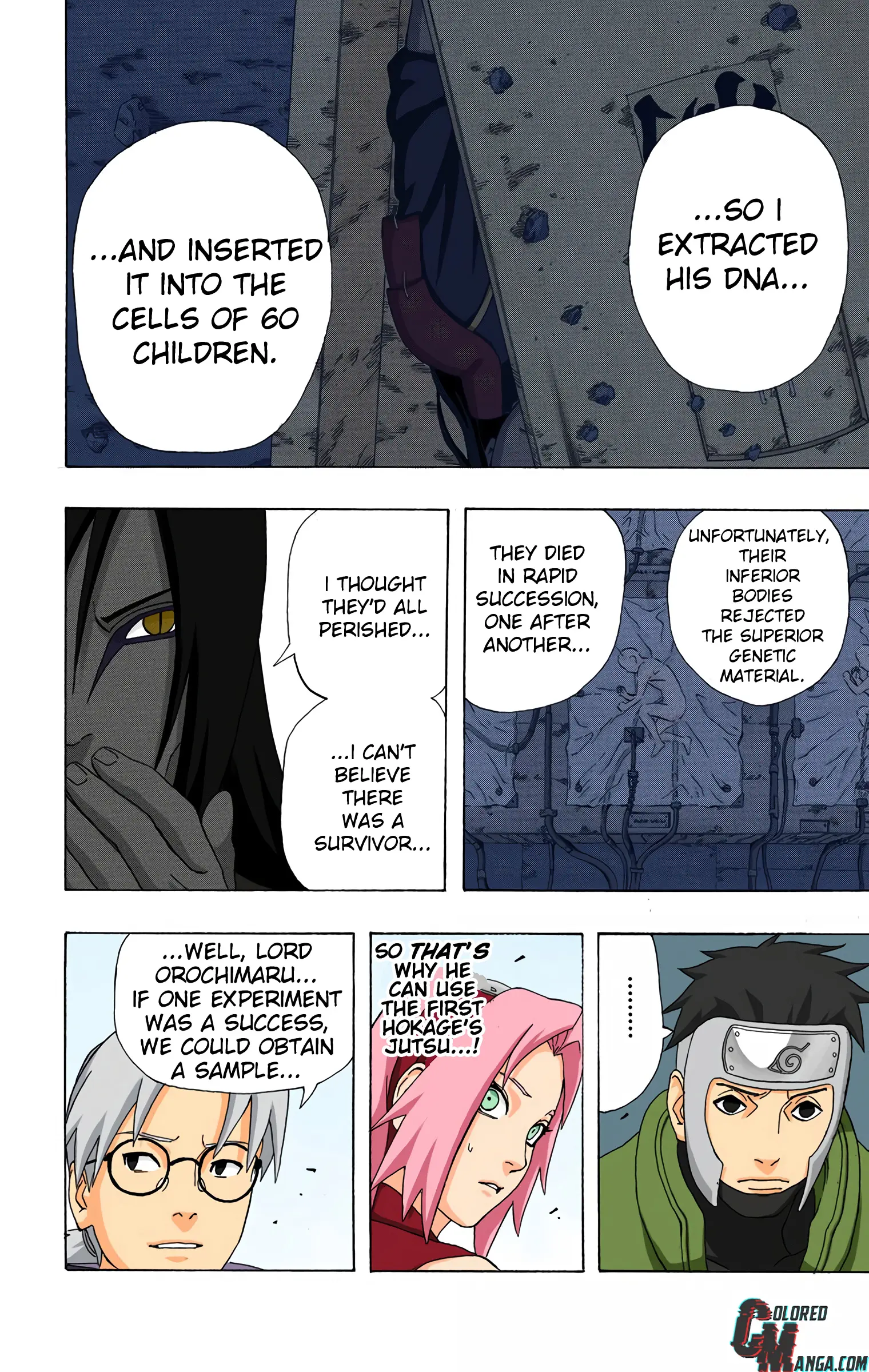 Naruto Colored Manga Online, chapter 291, page 15