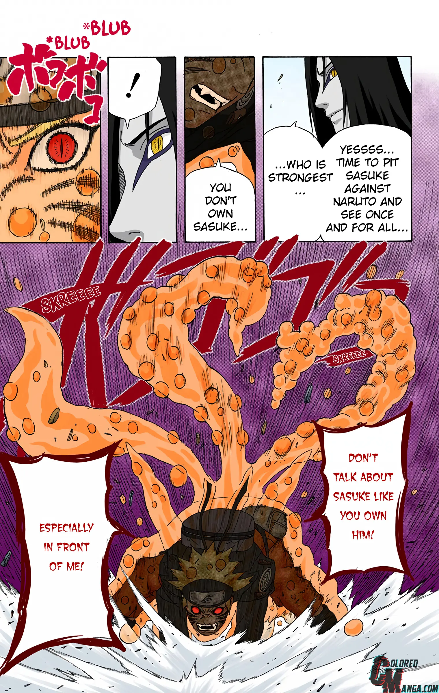 Naruto Colored Manga Online, chapter 291, page 16