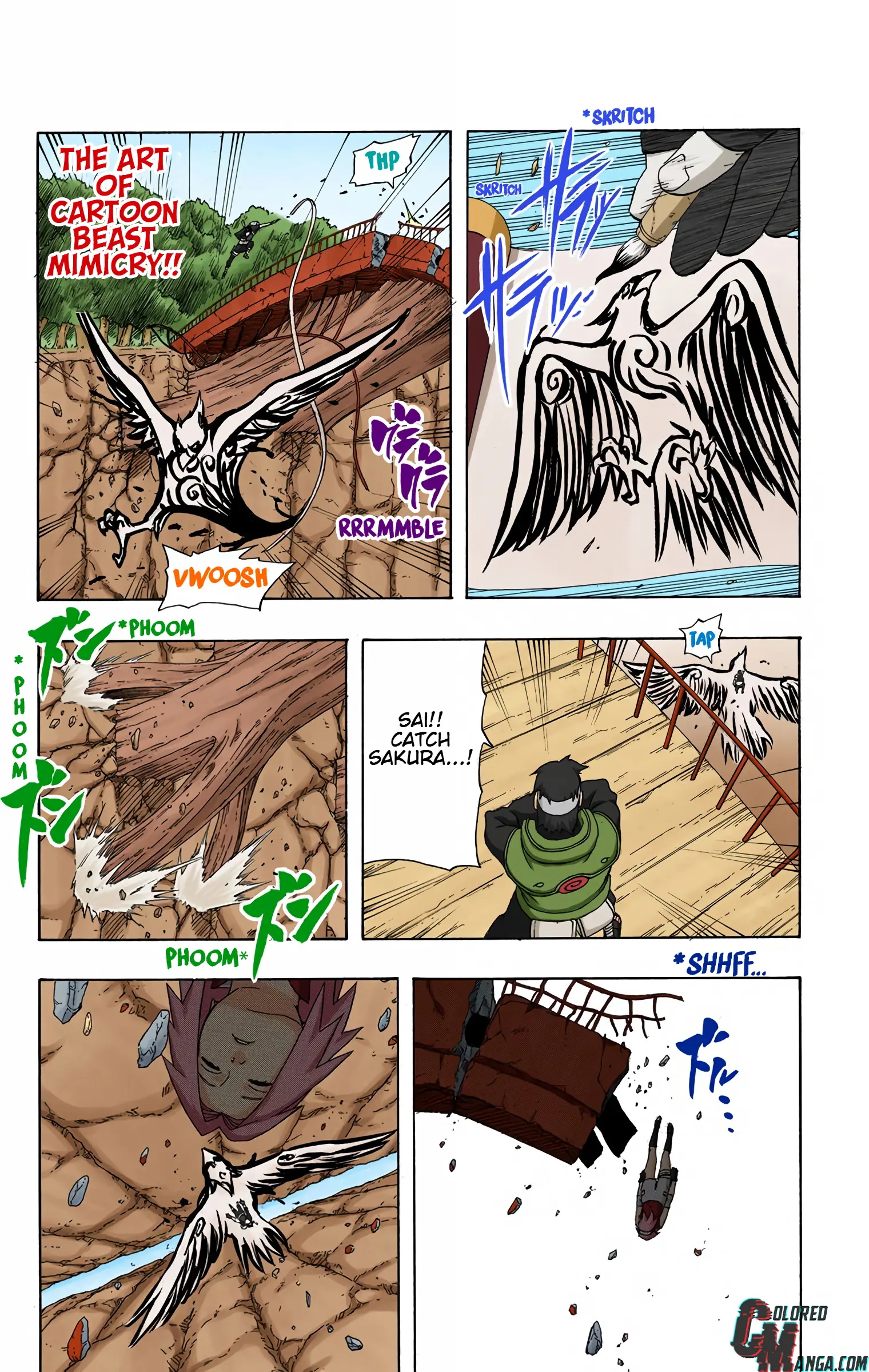 Naruto Colored Manga Online, chapter 292, page 15