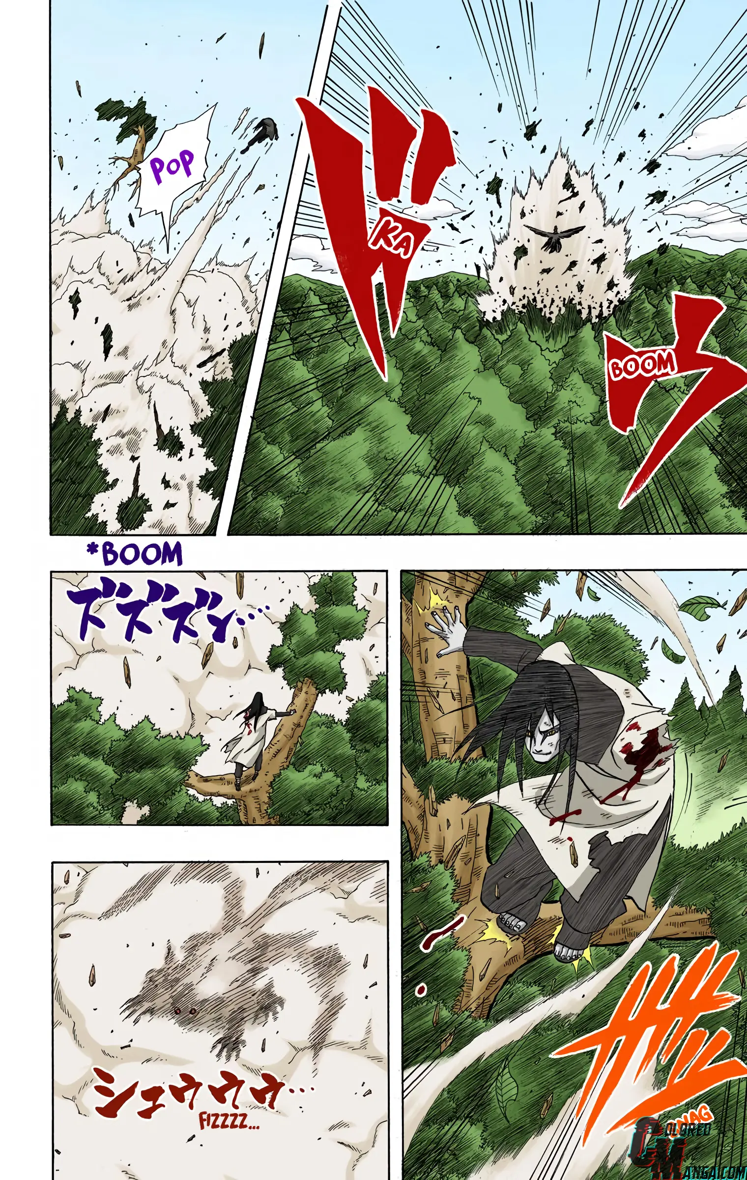 Naruto Colored Manga Online, chapter 292, page 18