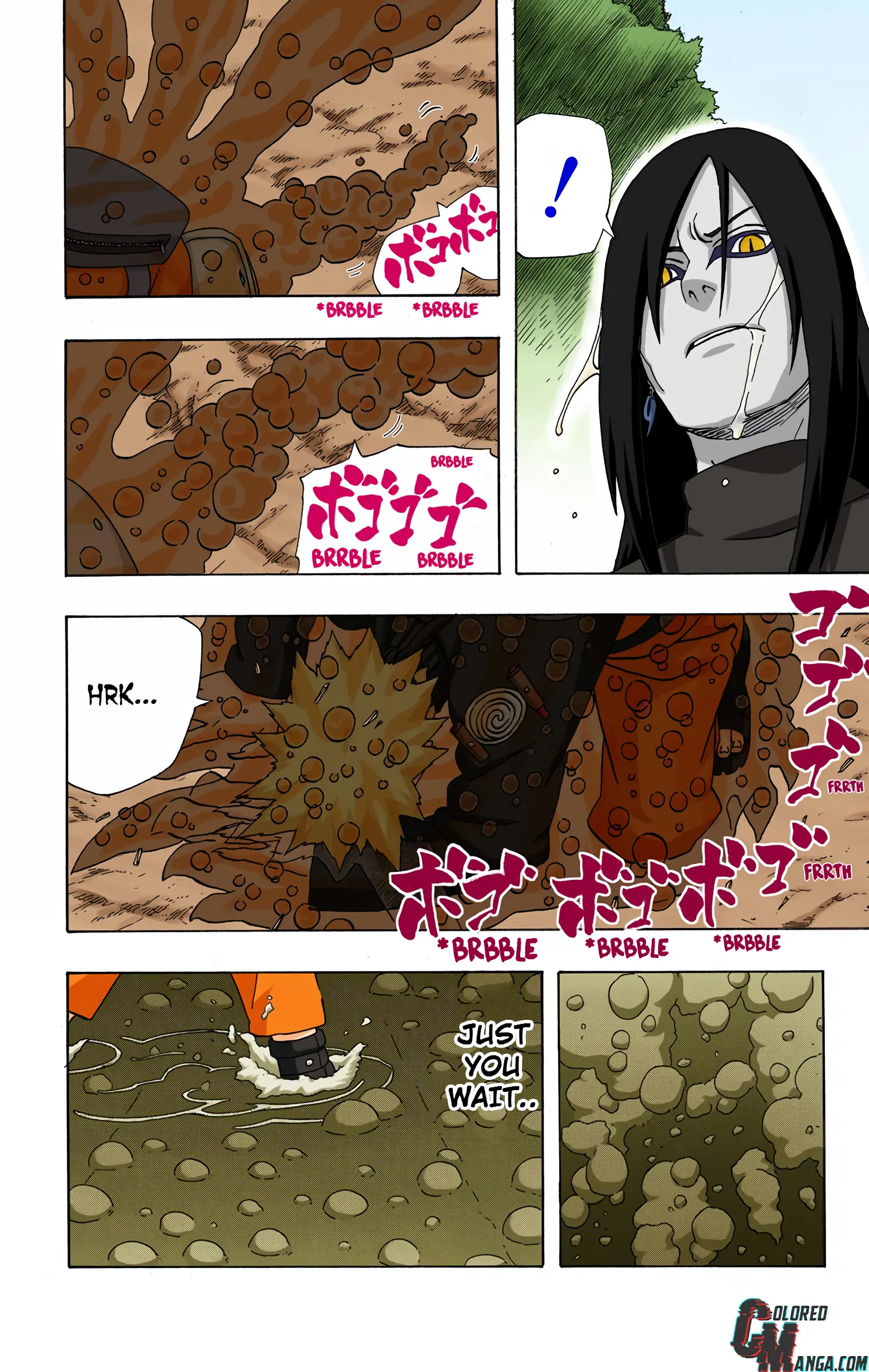 Naruto Colored Manga Online, chapter 293, page 2