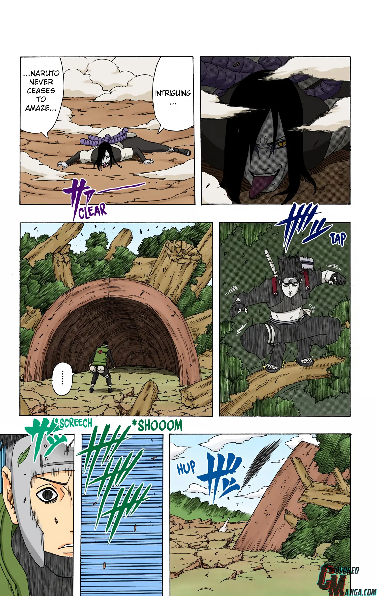 Naruto Colored Manga Online, chapter 293, page 15