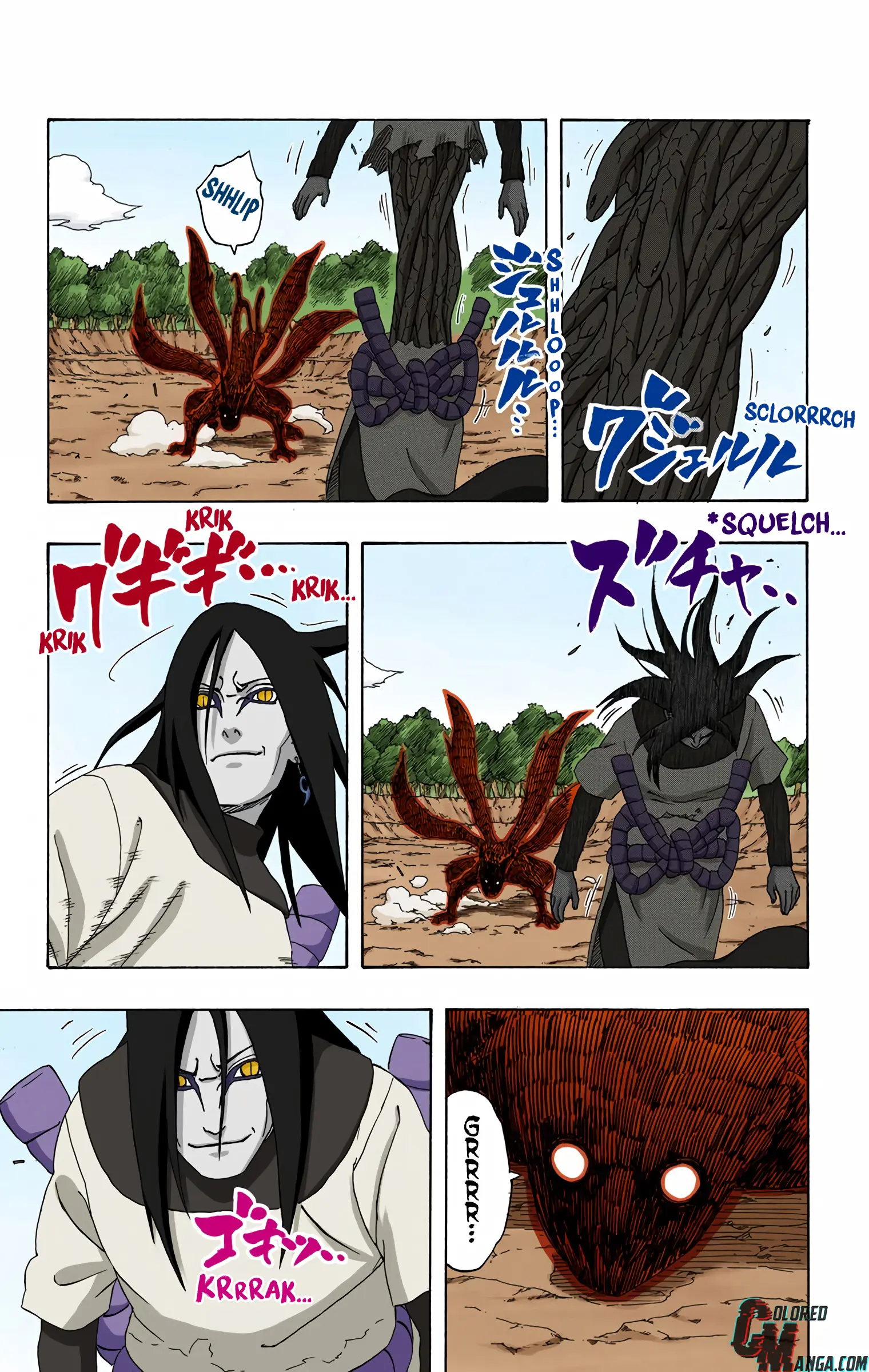 Naruto Colored Manga Online, chapter 294, page 11