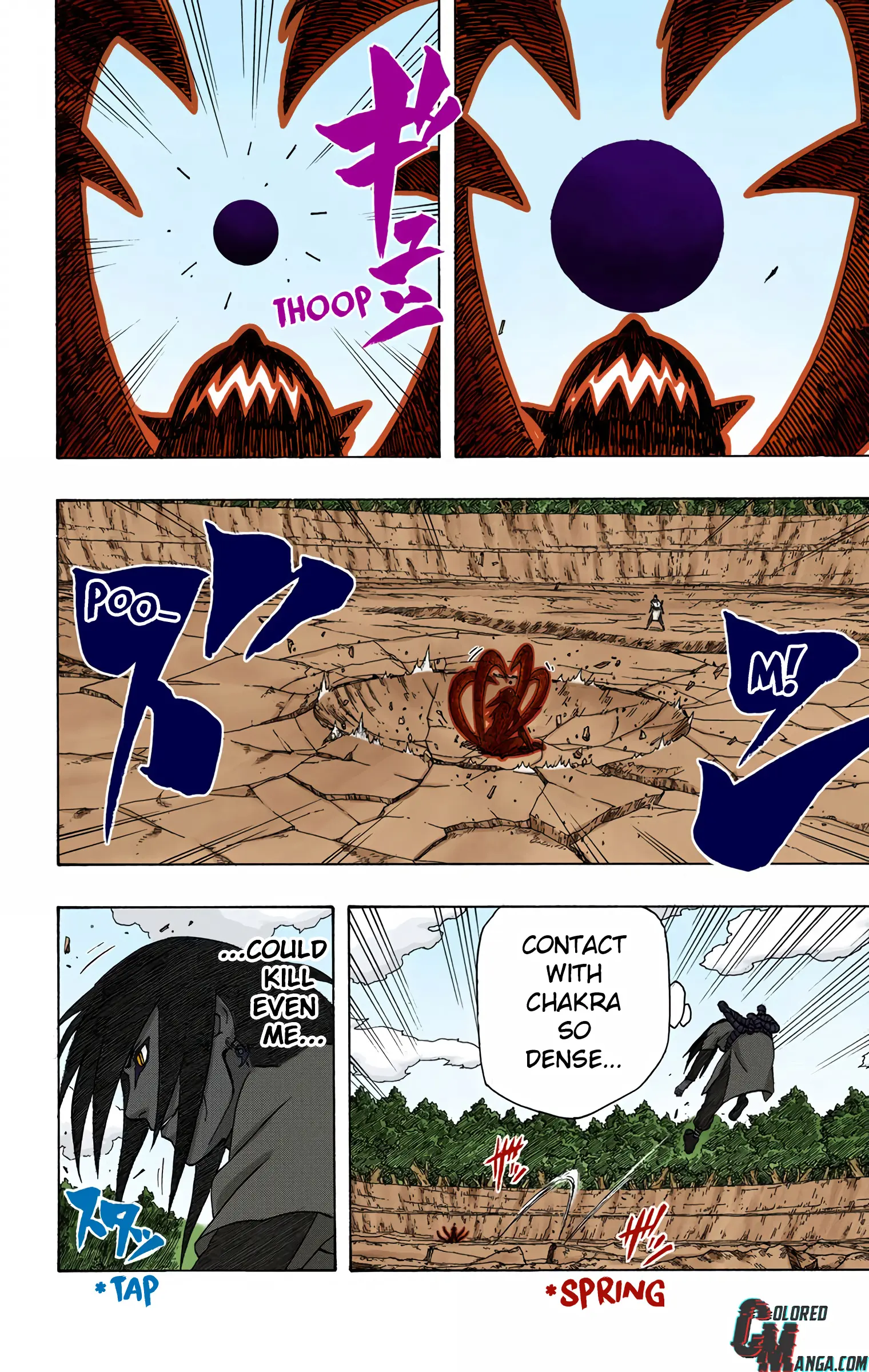 Naruto Colored Manga Online, chapter 295, page 2