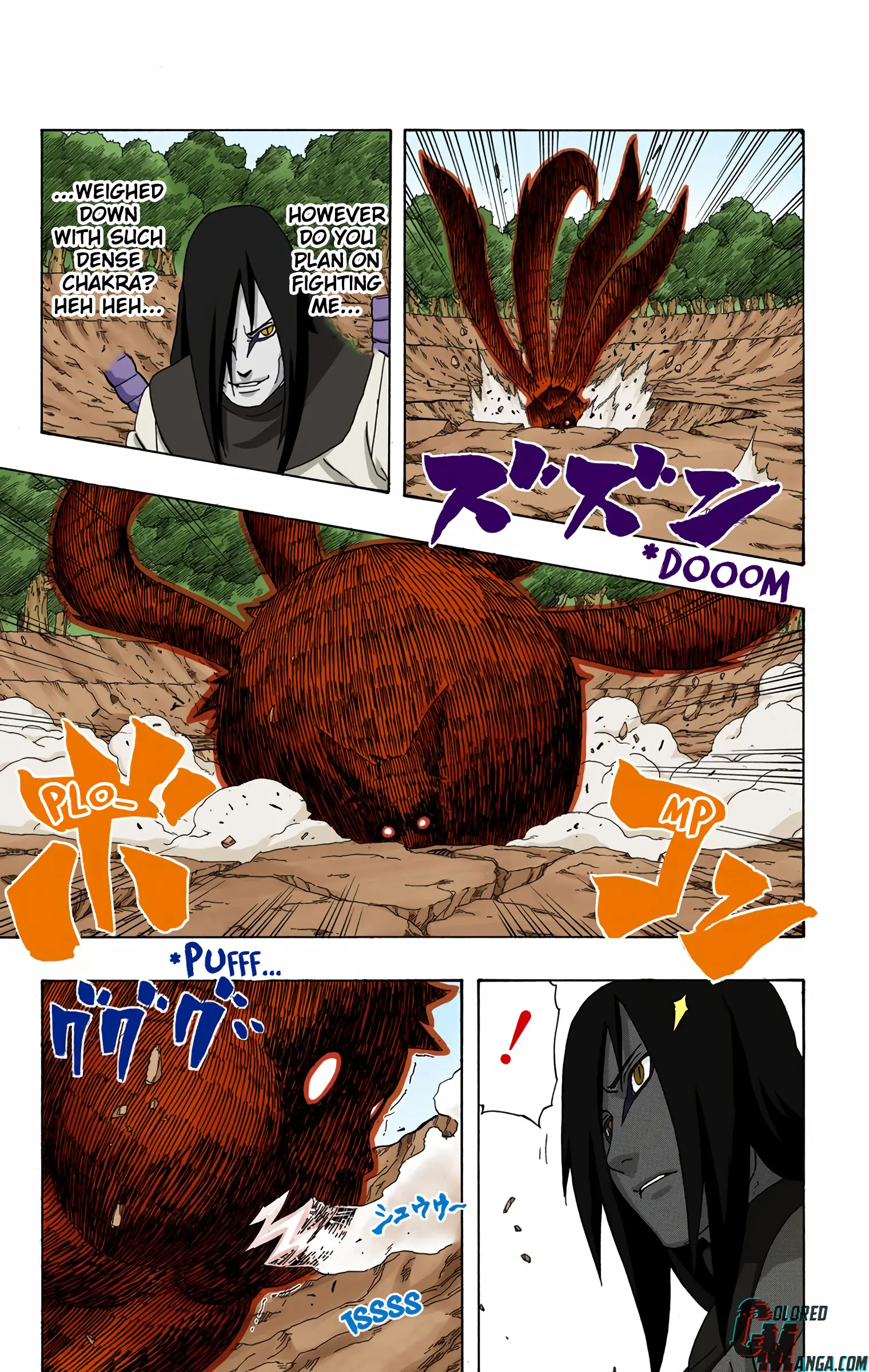 Naruto Colored Manga Online, chapter 295, page 5