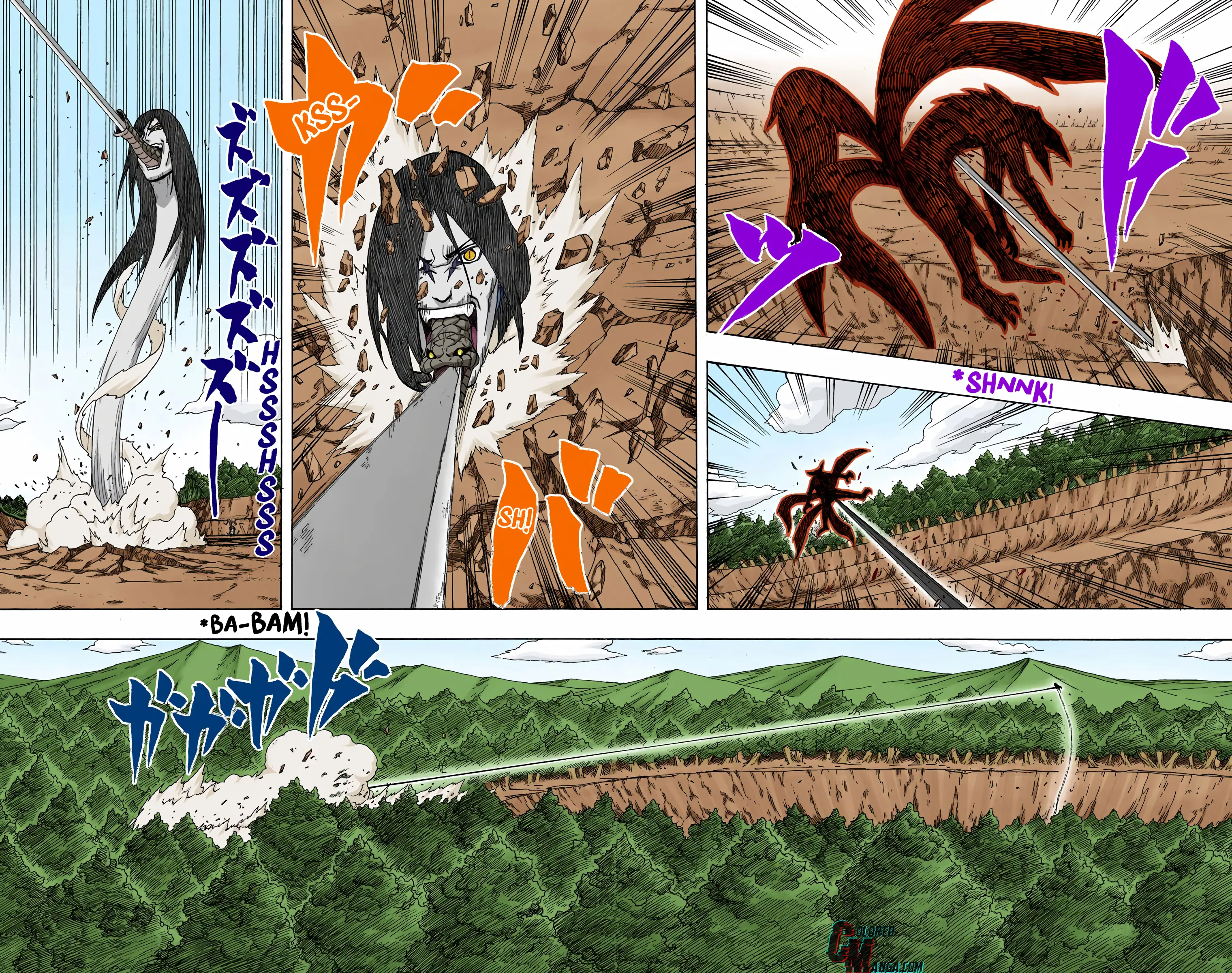 Naruto Colored Manga Online, chapter 295, page 13