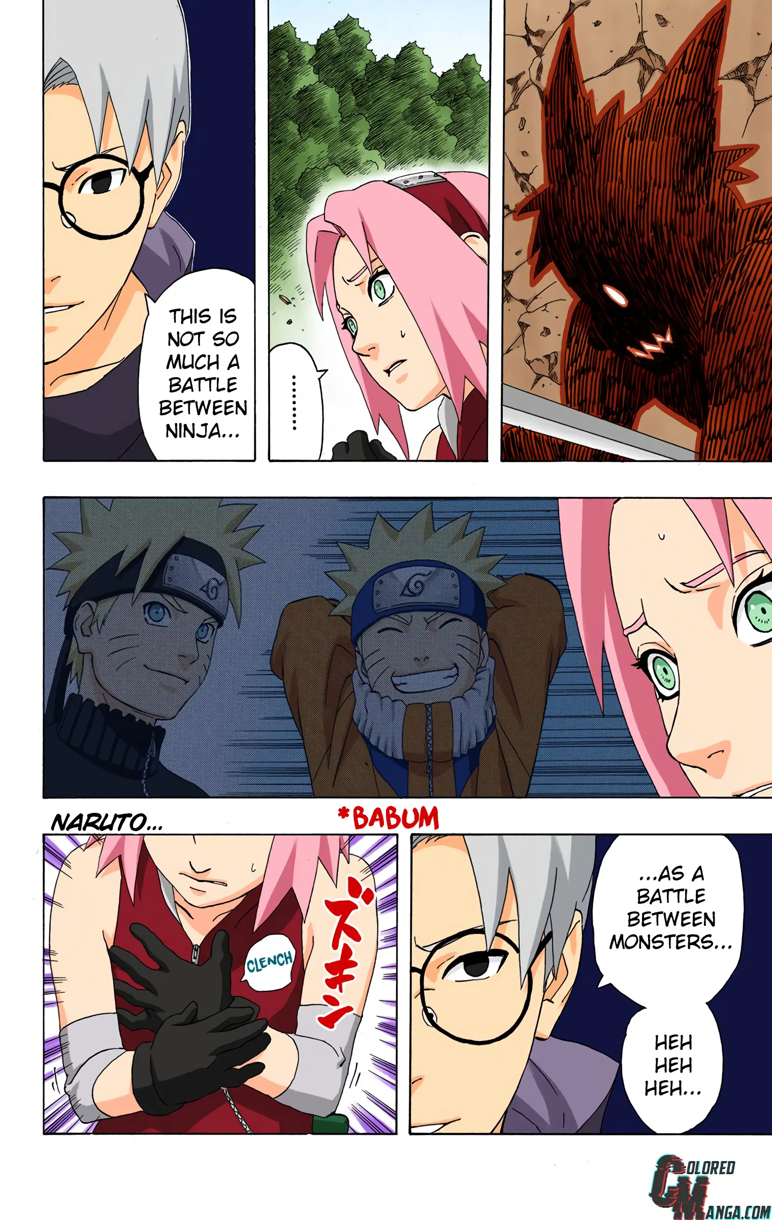 Naruto Colored Manga Online, chapter 296, page 2