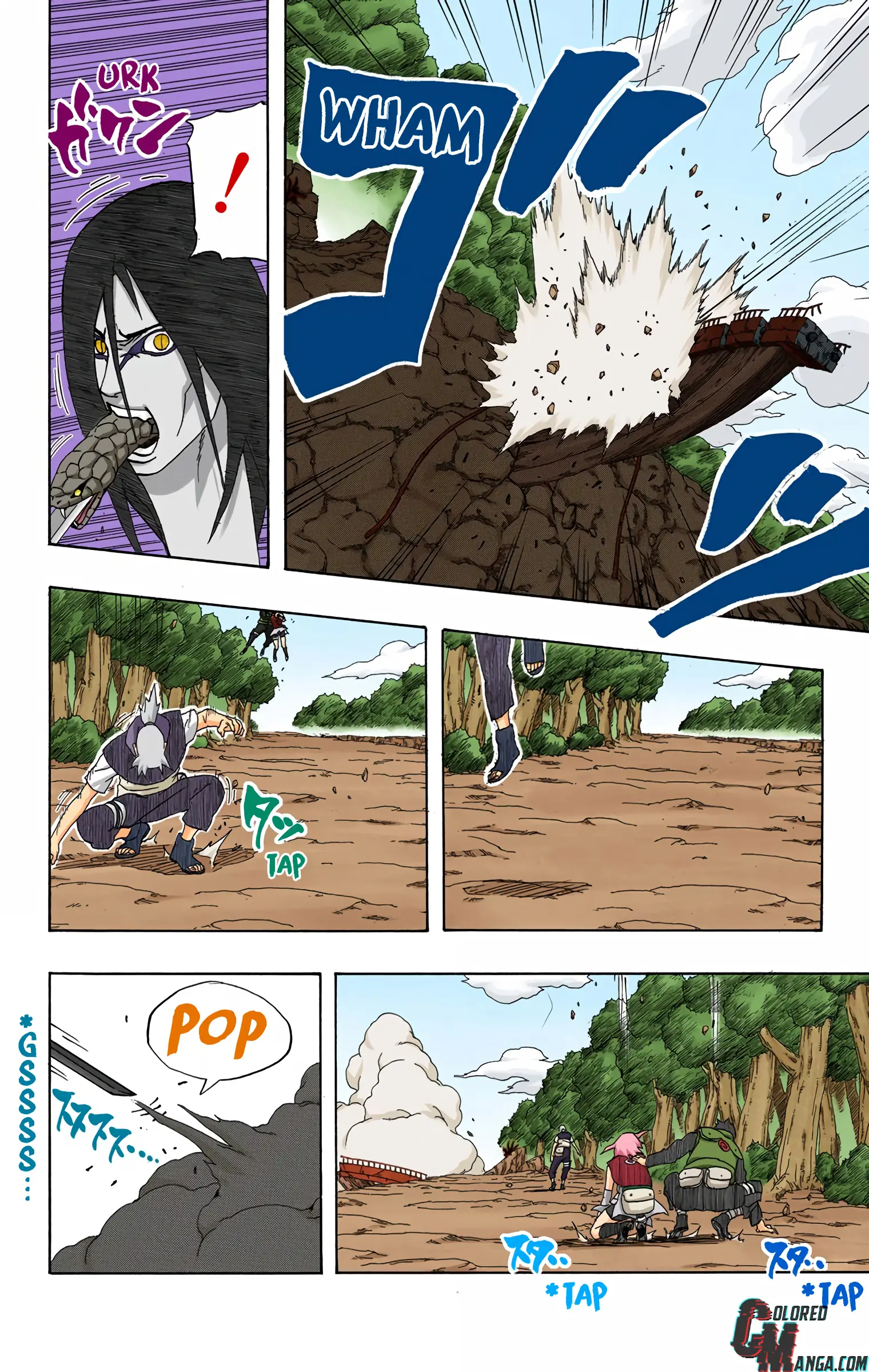 Naruto Colored Manga Online, chapter 296, page 4