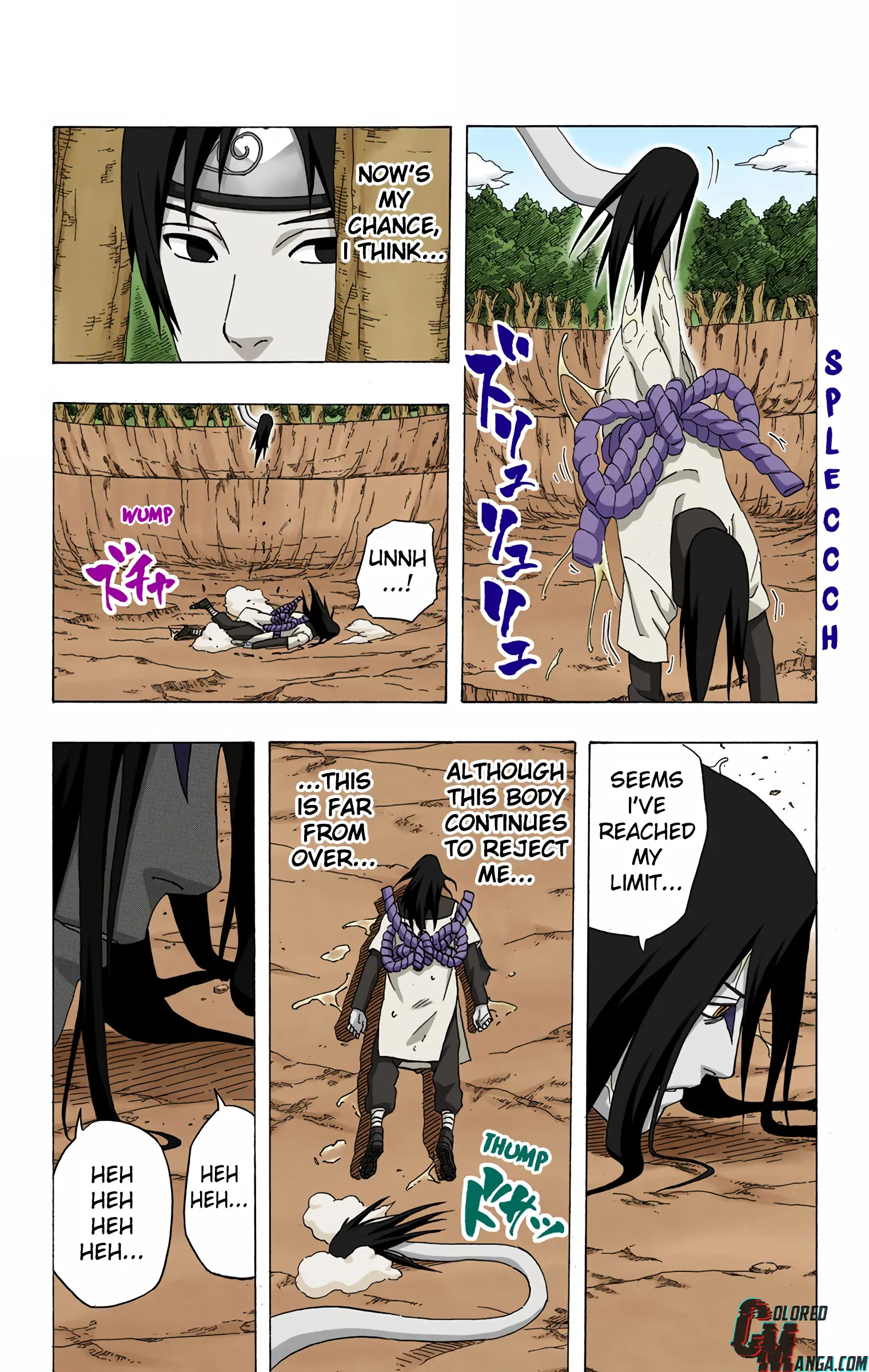 Naruto Colored Manga Online, chapter 296, page 9