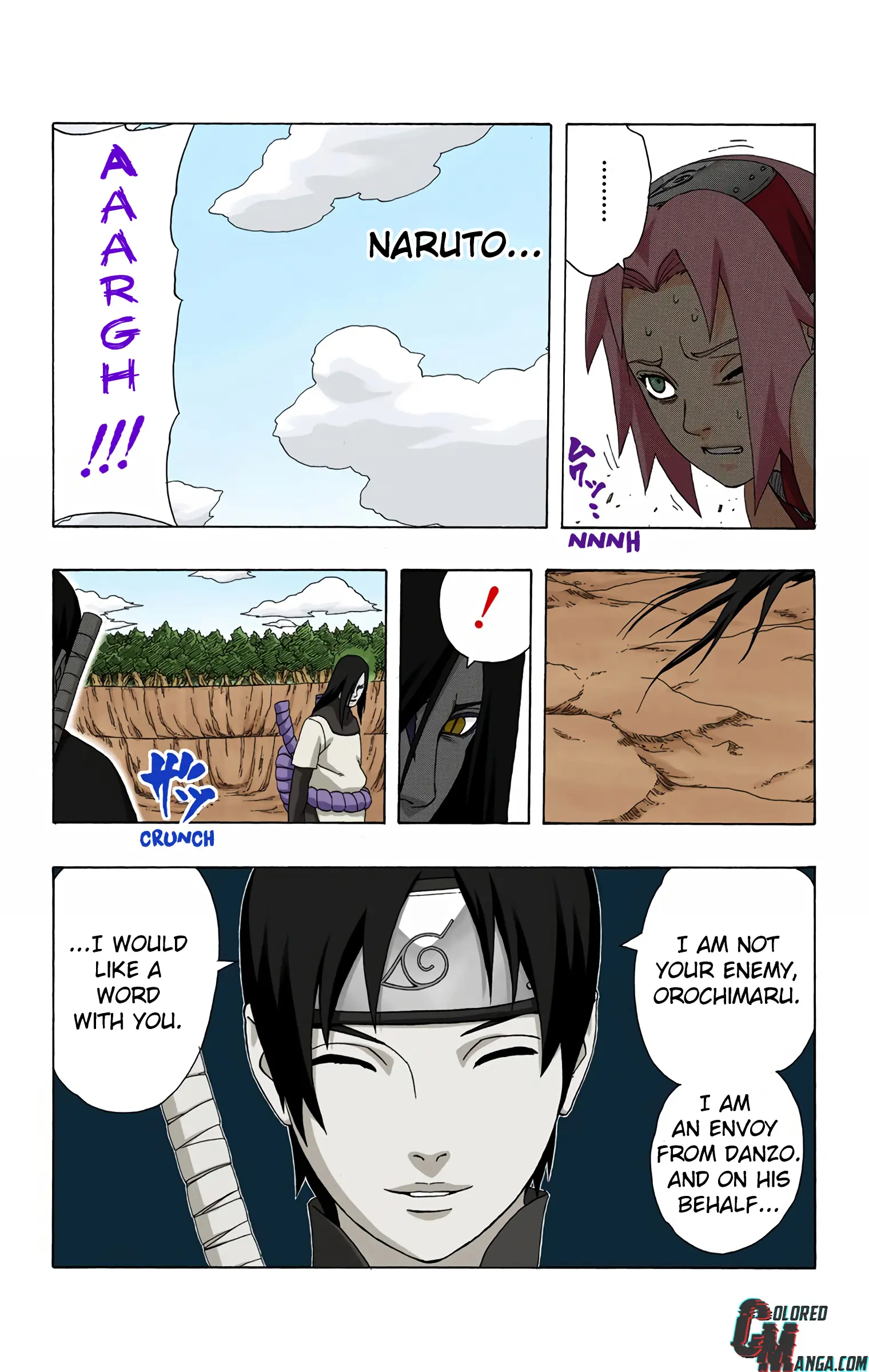 Naruto Colored Manga Online, chapter 296, page 17