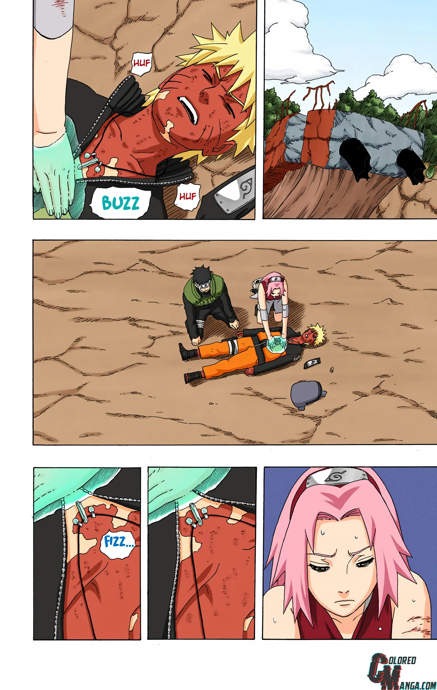 Naruto Colored Manga Online, chapter 297, page 6