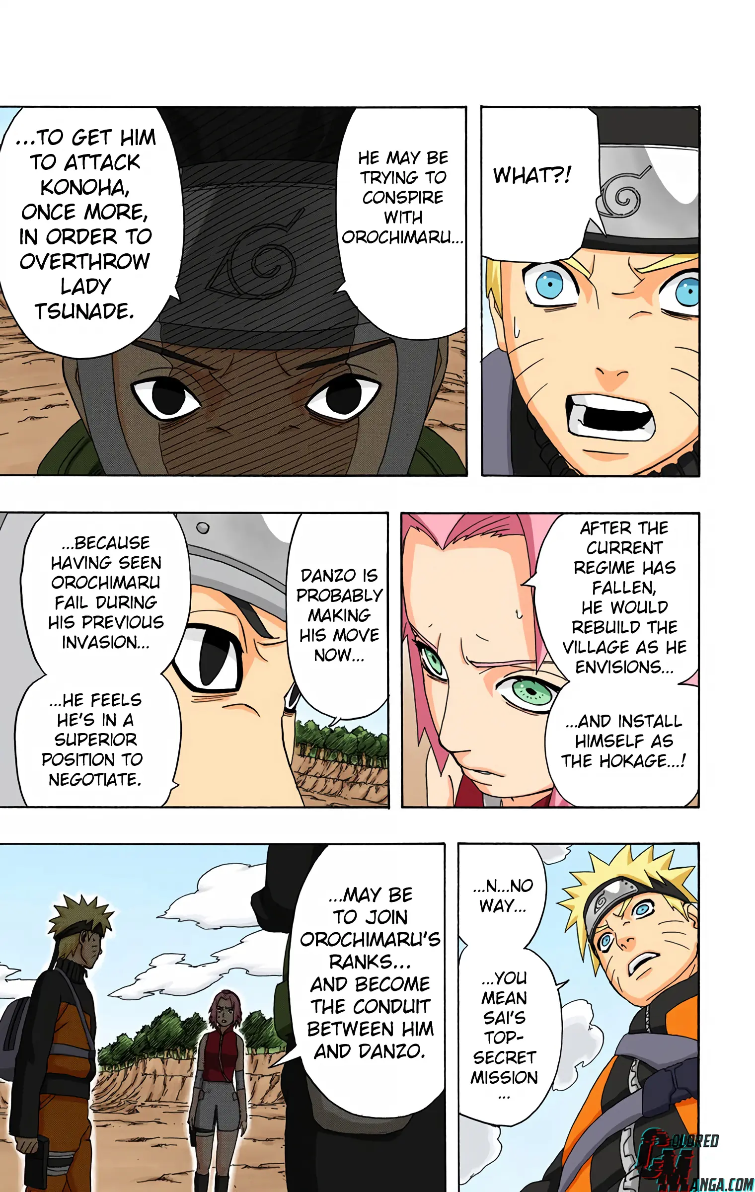 Naruto Colored Manga Online, chapter 298, page 11