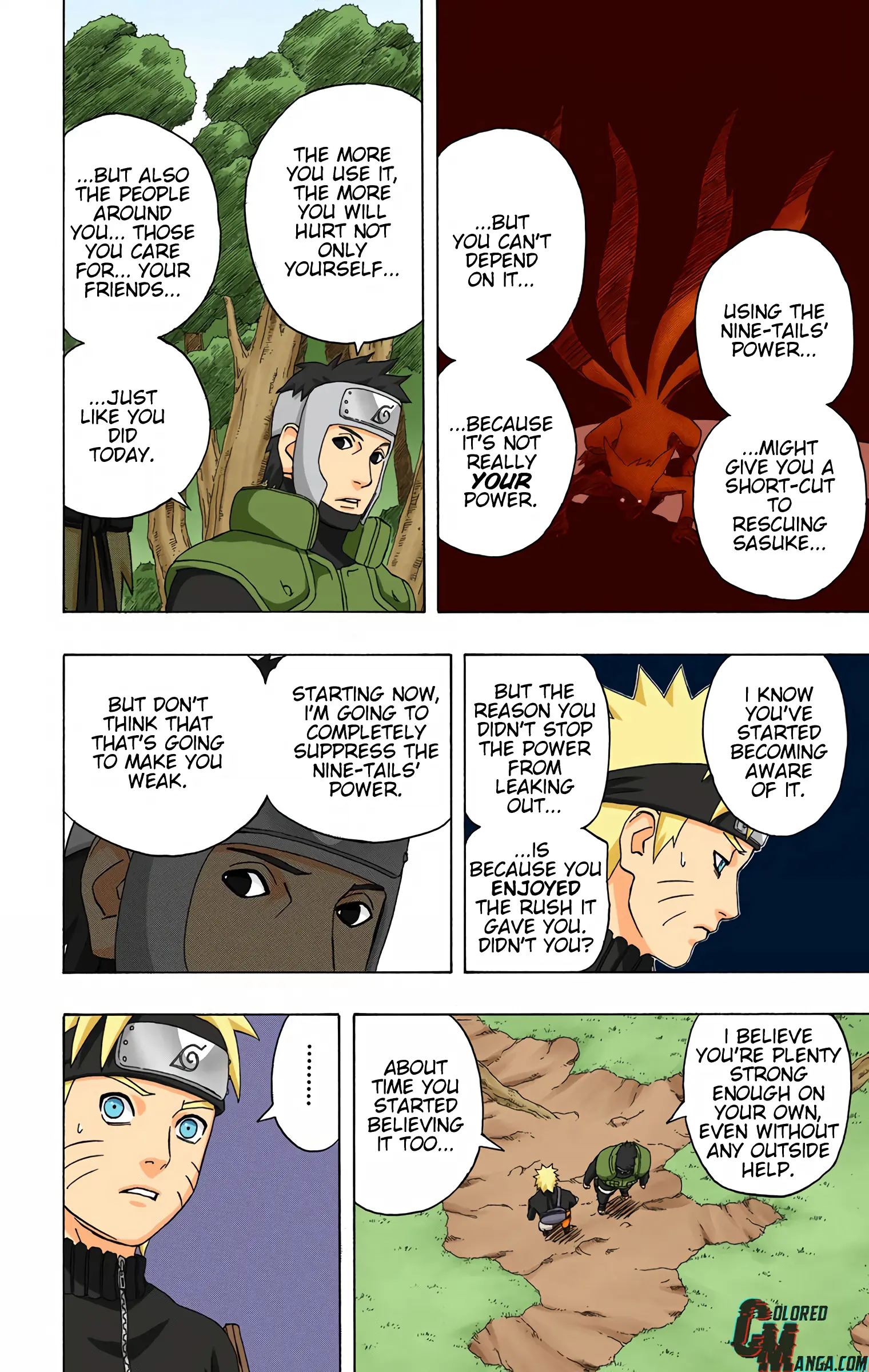 Naruto Colored Manga Online, chapter 299, page 10