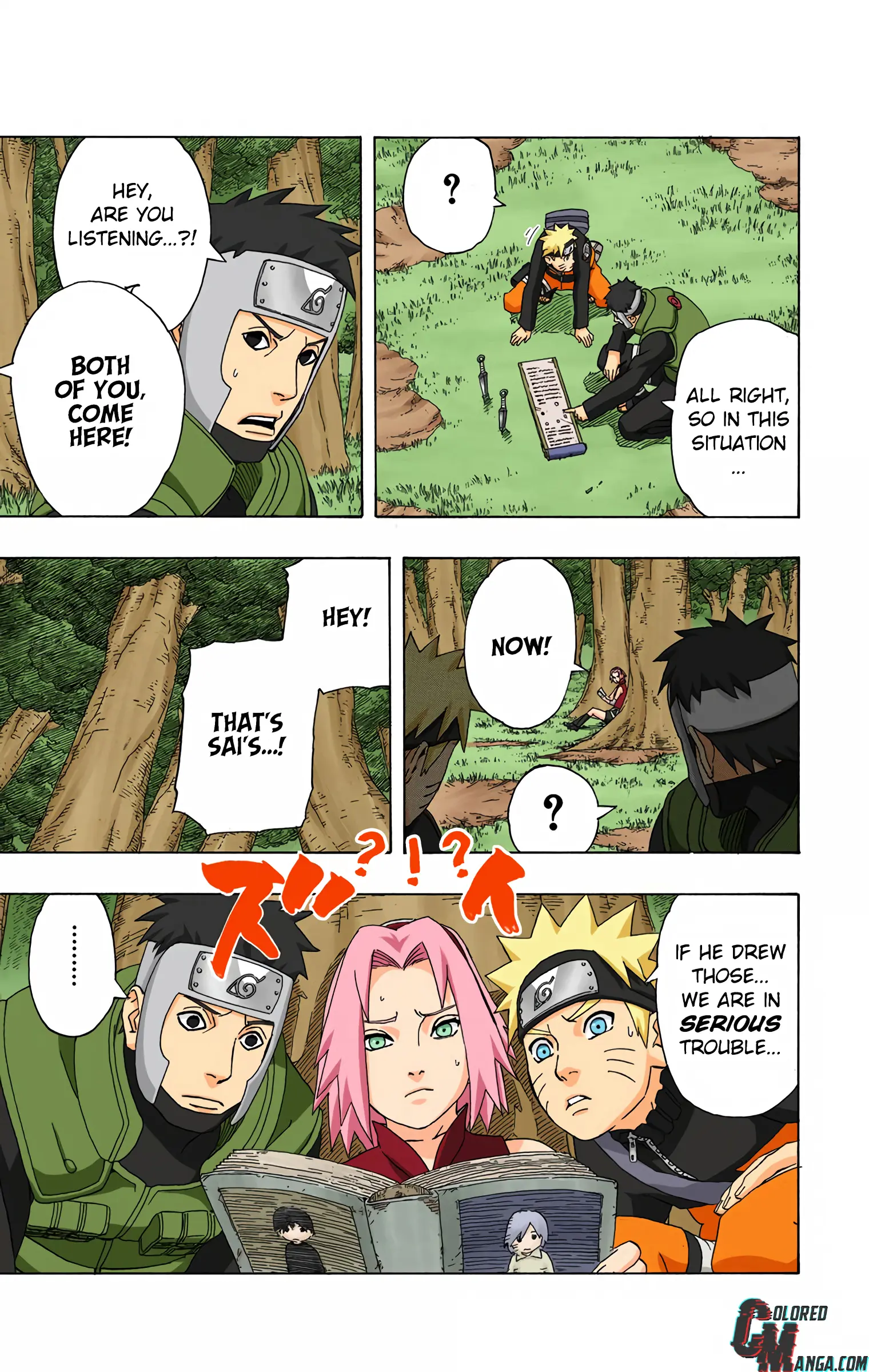 Naruto Colored Manga Online, chapter 299, page 17