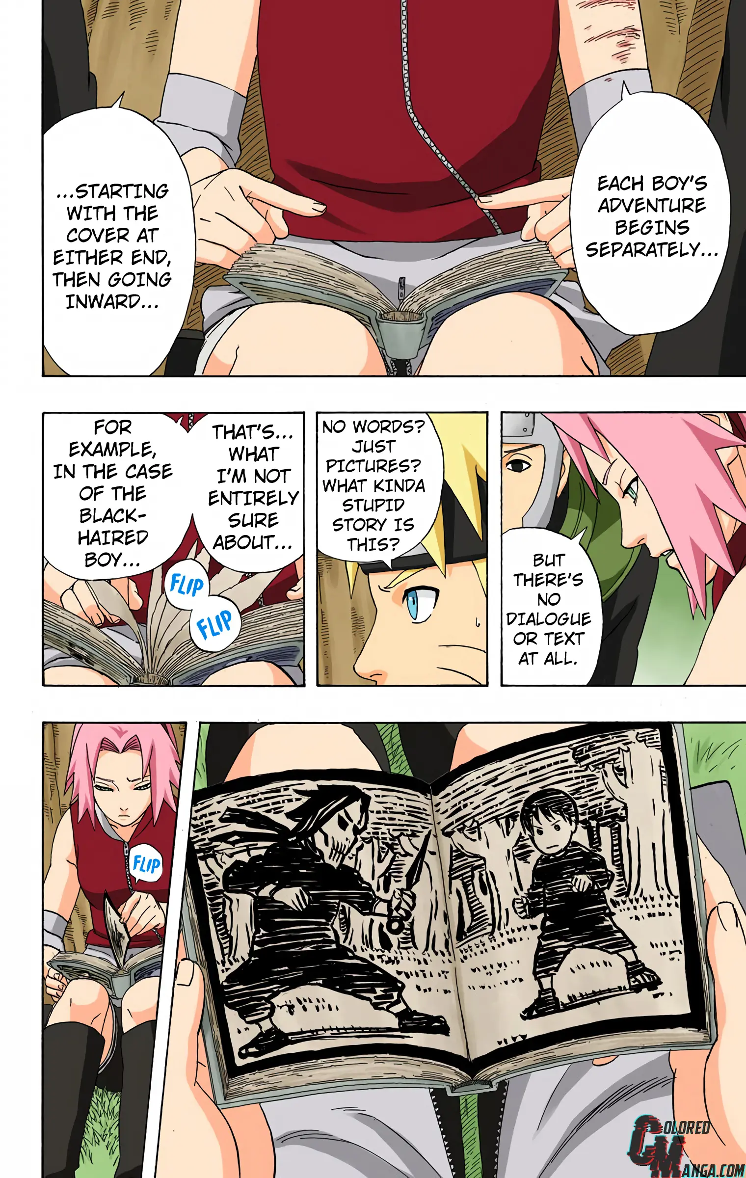 Naruto Colored Manga Online, chapter 300, page 12