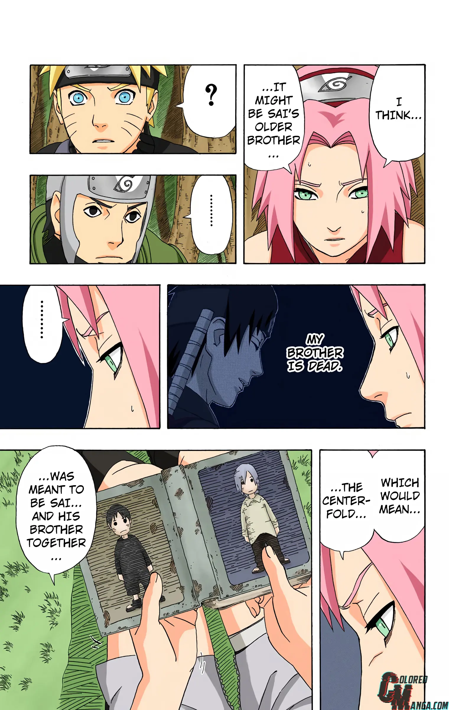 Naruto Colored Manga Online, chapter 300, page 17