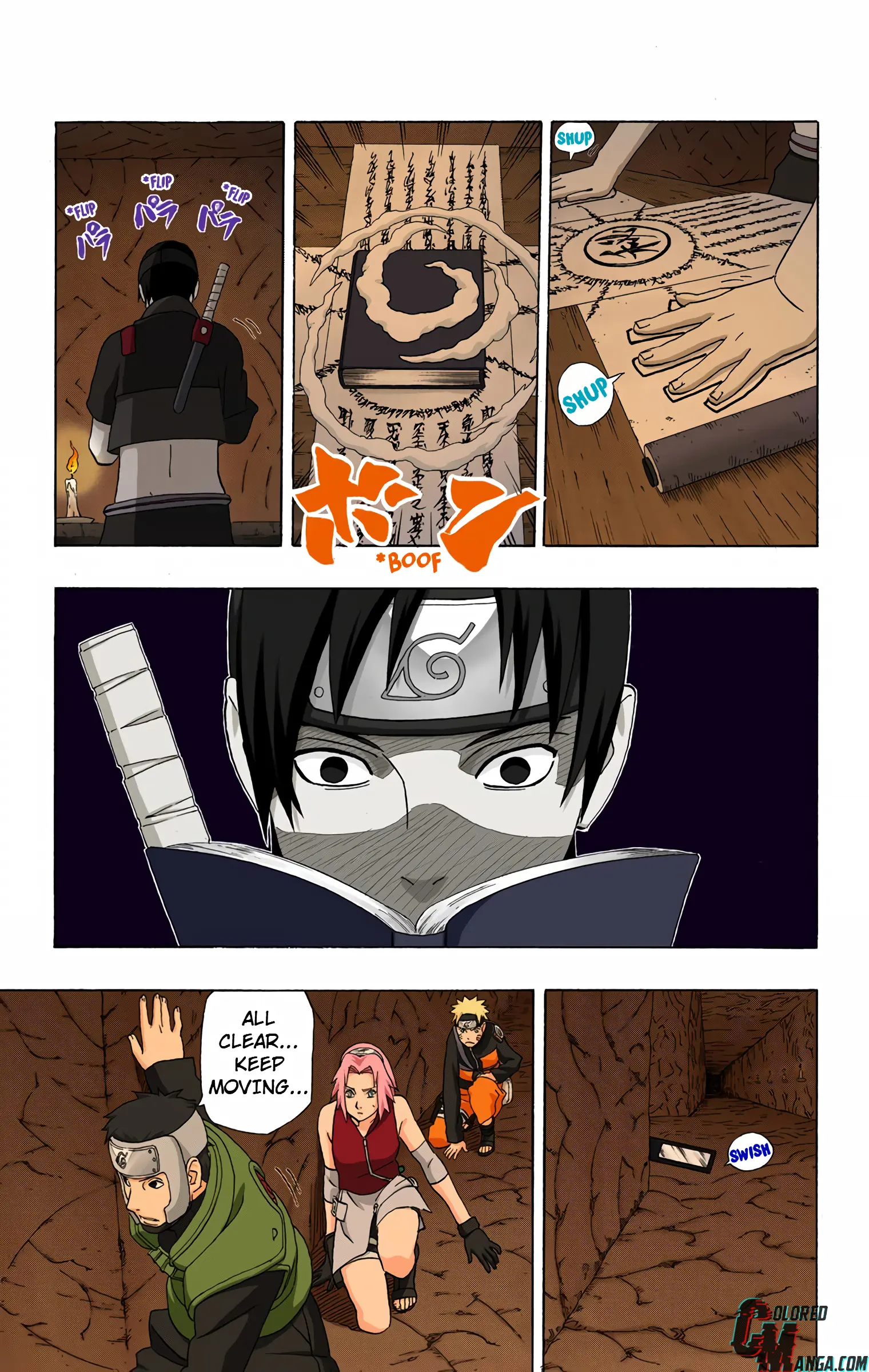 Naruto Colored Manga Online, chapter 302, page 9
