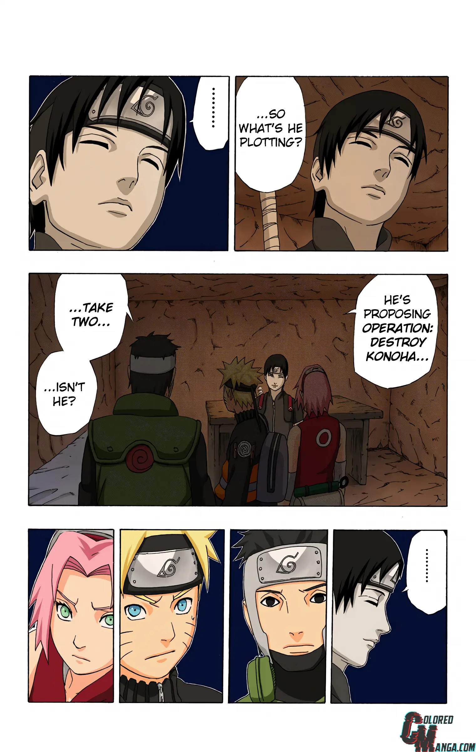 Naruto Colored Manga Online, chapter 302, page 15
