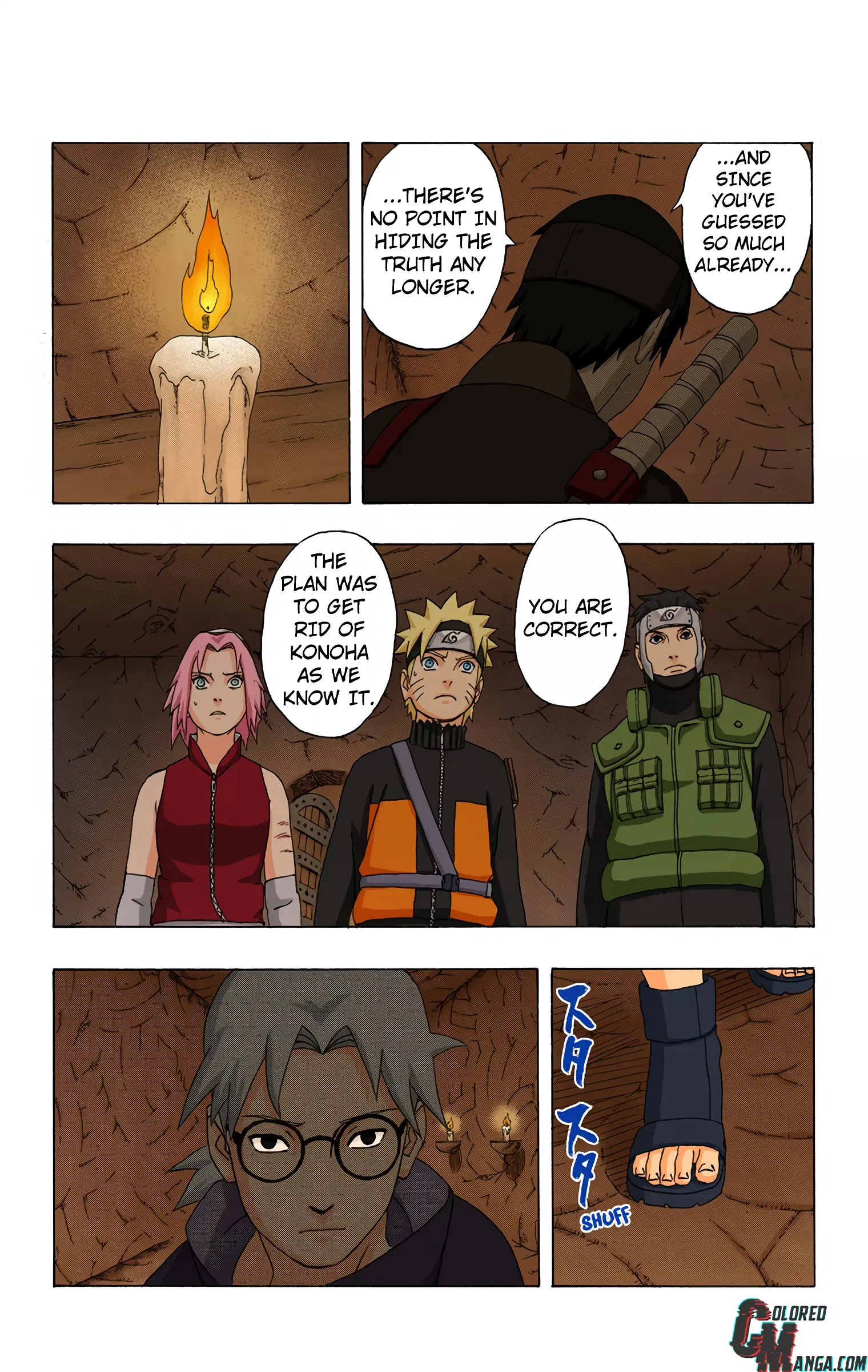 Naruto Colored Manga Online, chapter 302, page 17