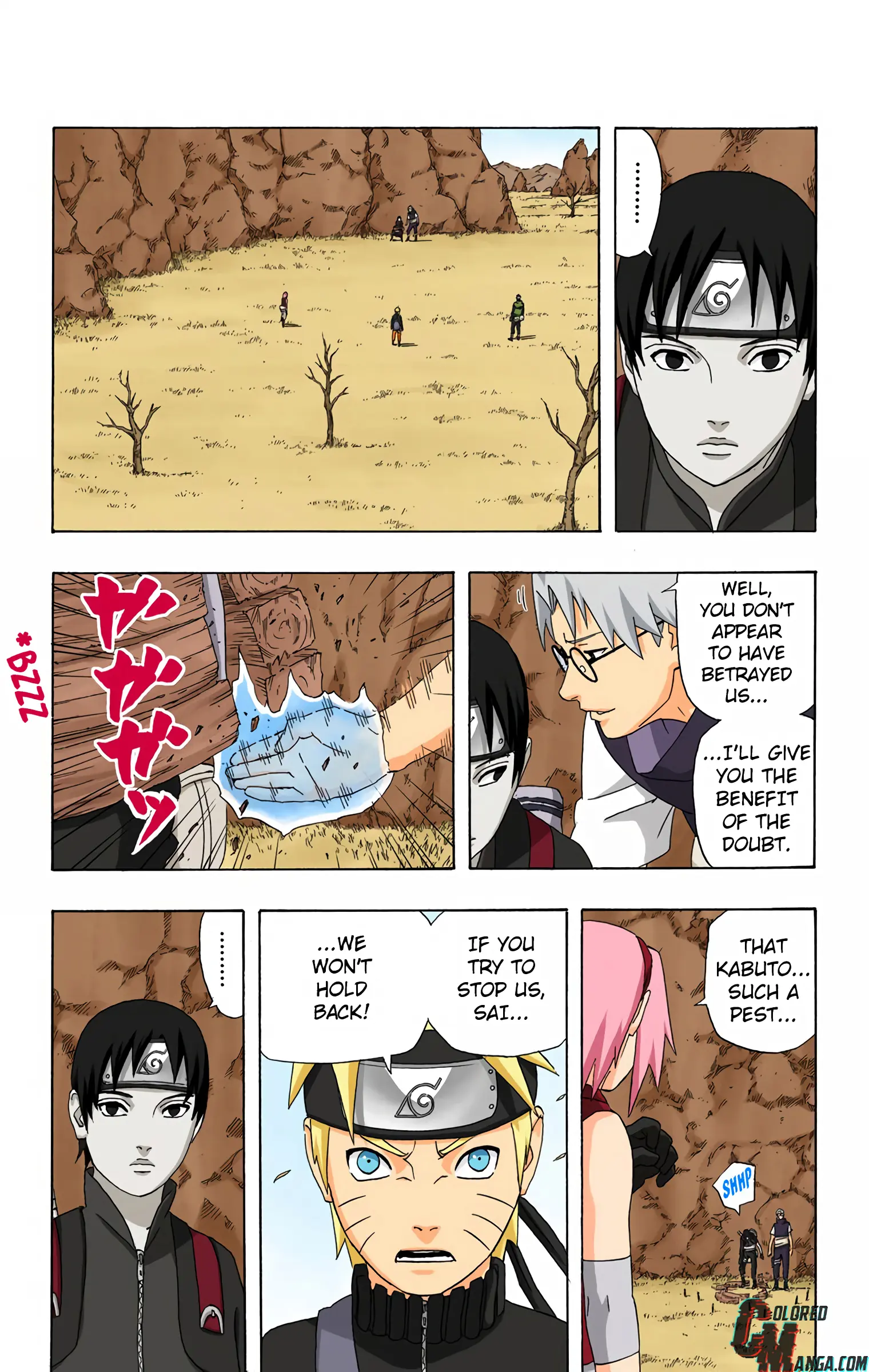 Naruto Colored Manga Online, chapter 304, page 5