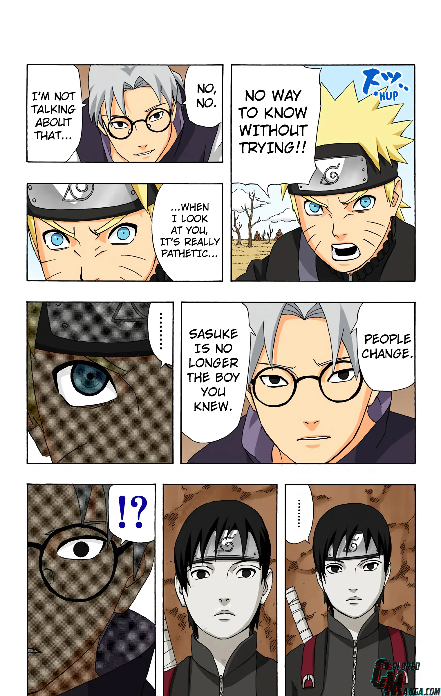 Naruto Colored Manga Online, chapter 304, page 7