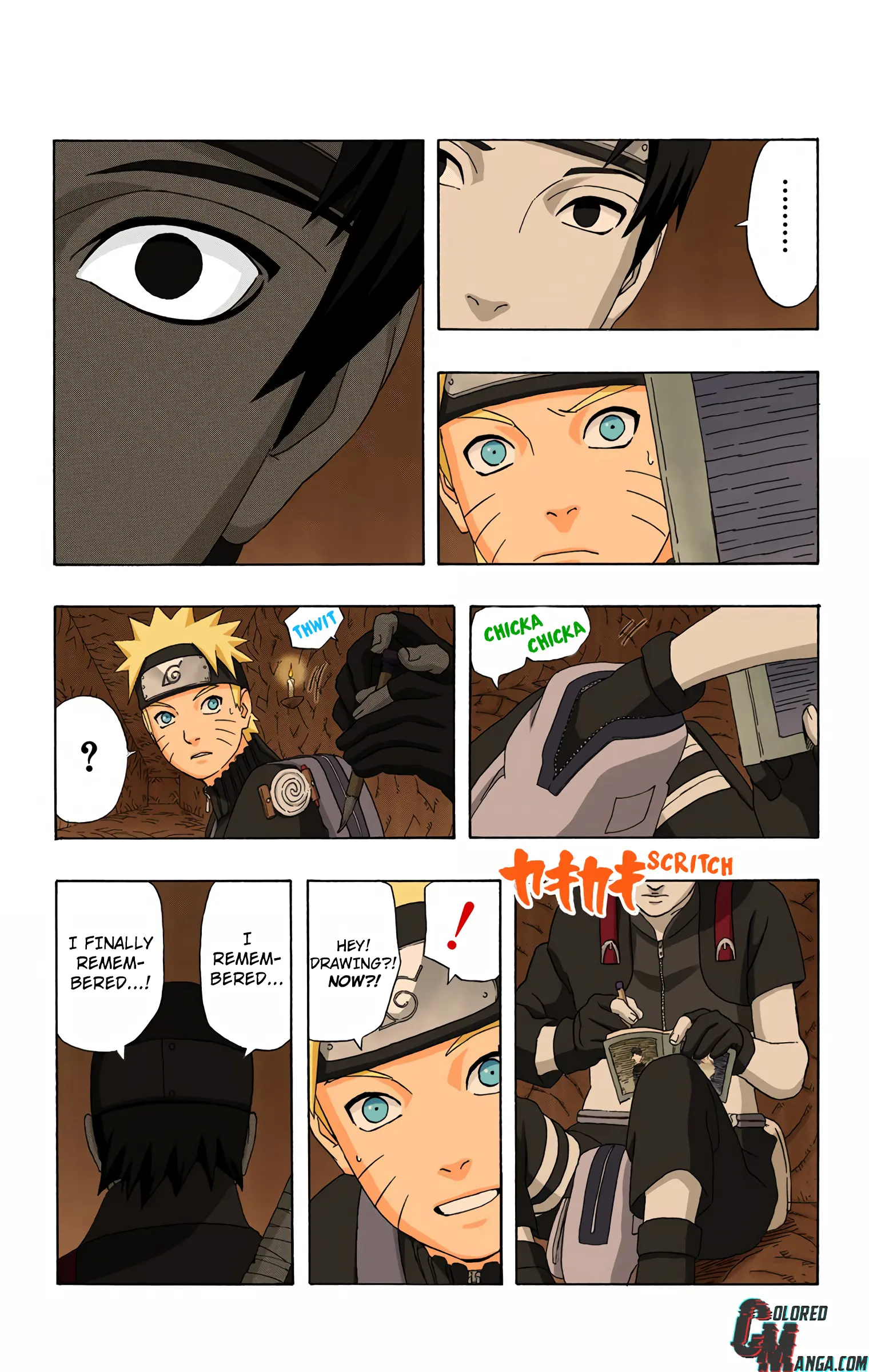 Naruto Colored Manga Online, chapter 304, page 17