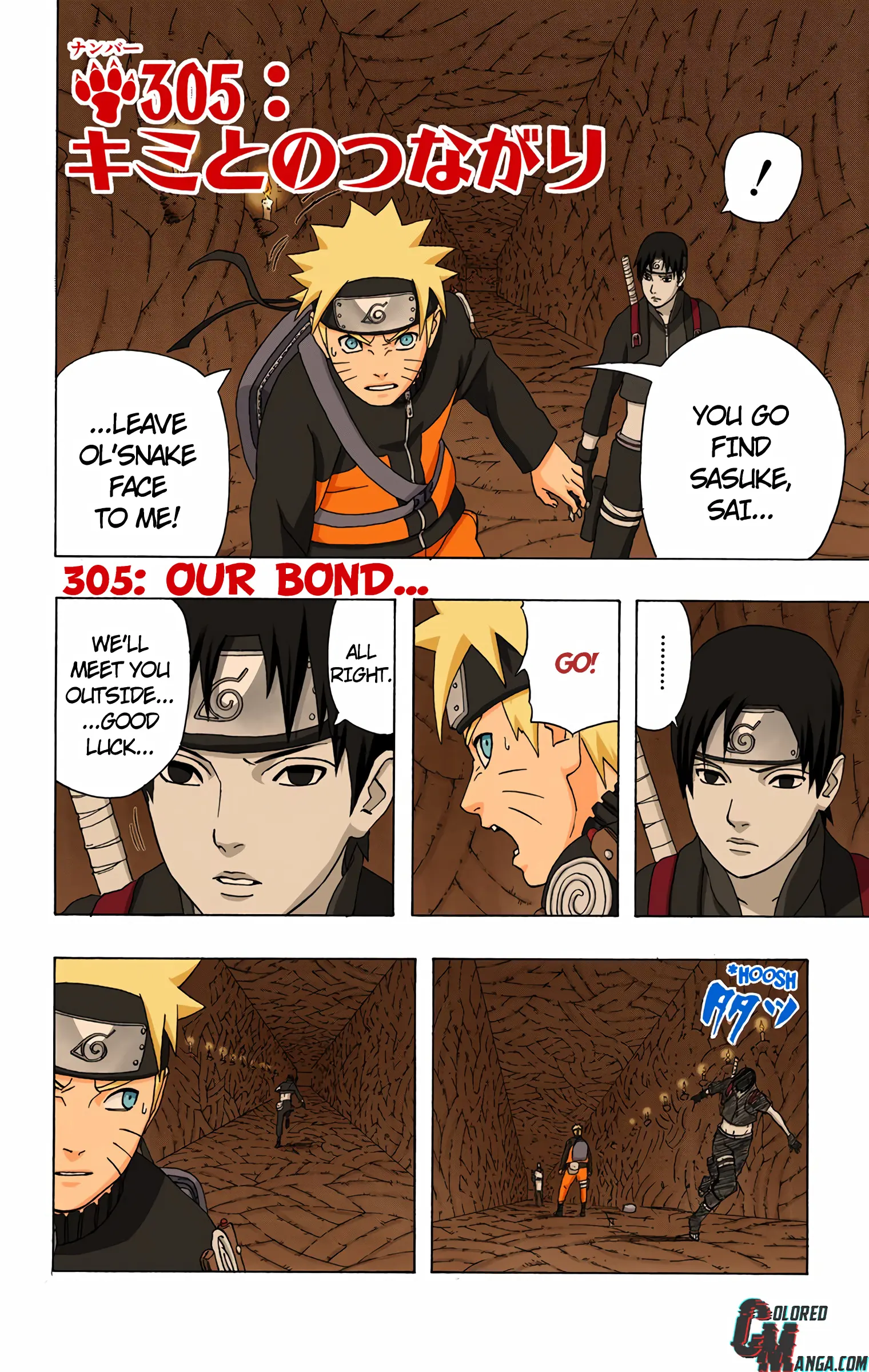 Naruto Colored Manga Online, chapter 305, page 2