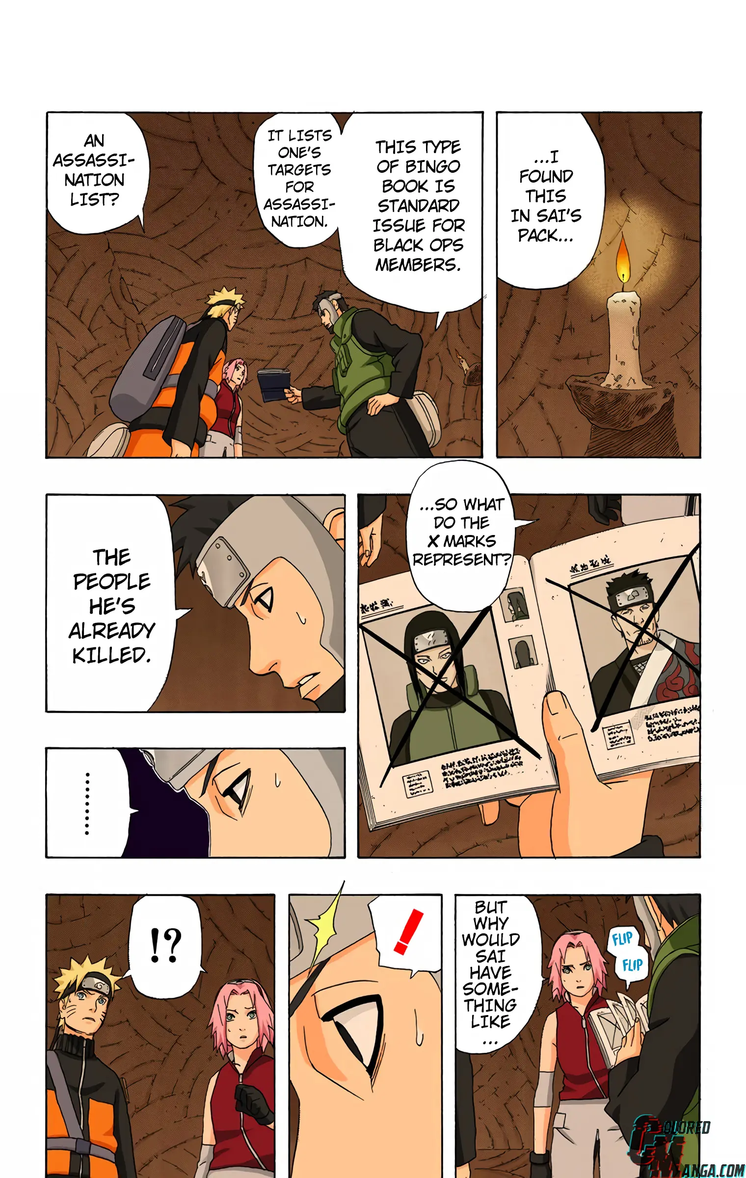Naruto Colored Manga Online, chapter 305, page 11